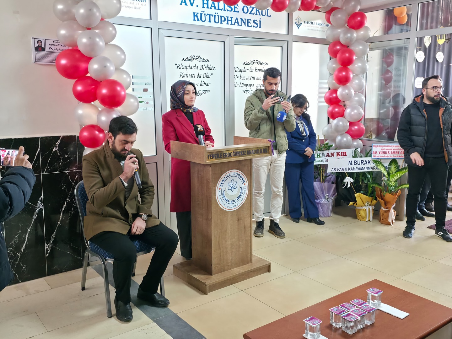 Merhume Av. Halise Özkul Adına Yapılan Kütüphane Açıldı6