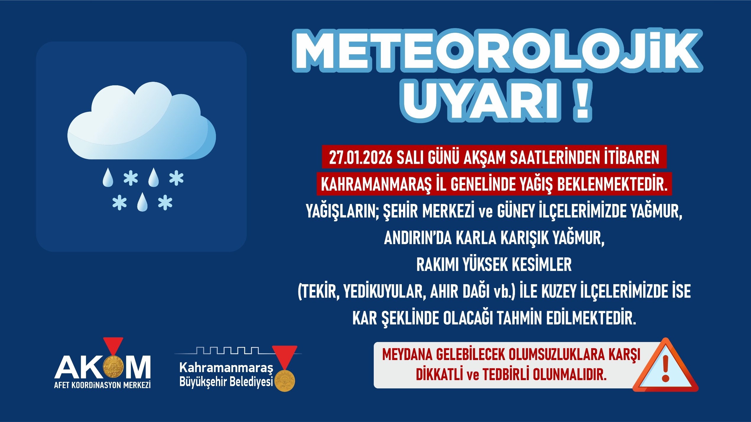 Meteorolojik Uyarı-2