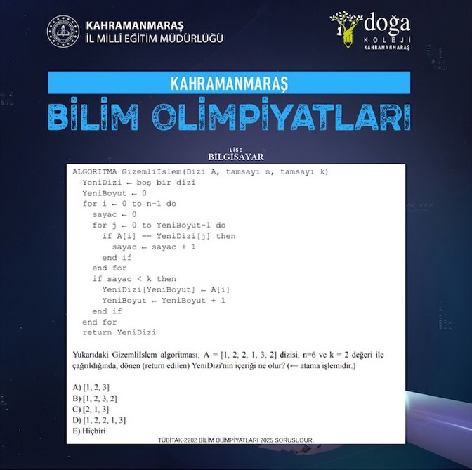 Örnek Sorular Yayımlandı (1)