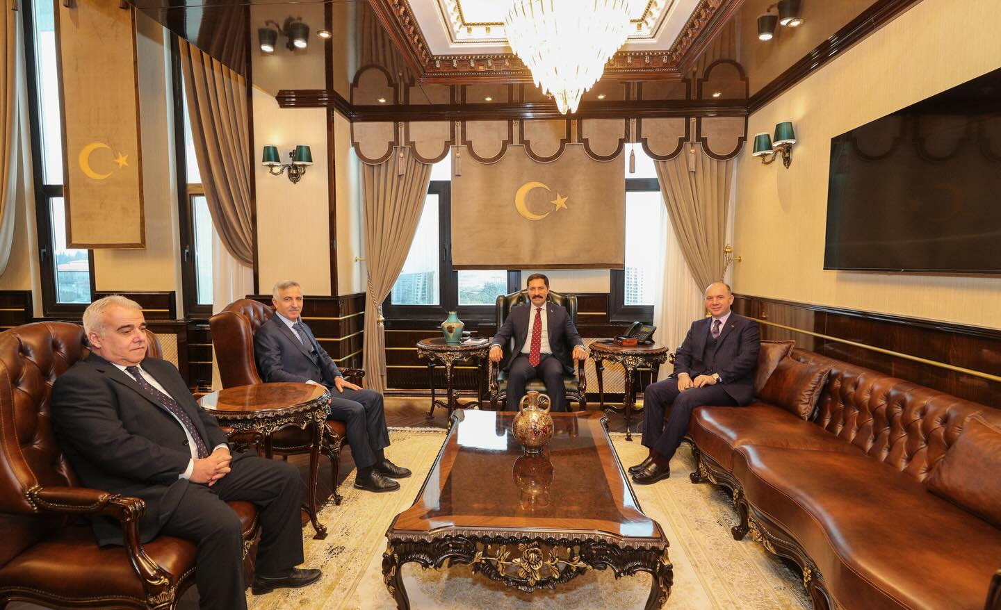 Vali Ünlüer’den, Hatay Valisi Masatlı’ya Ziyaret2