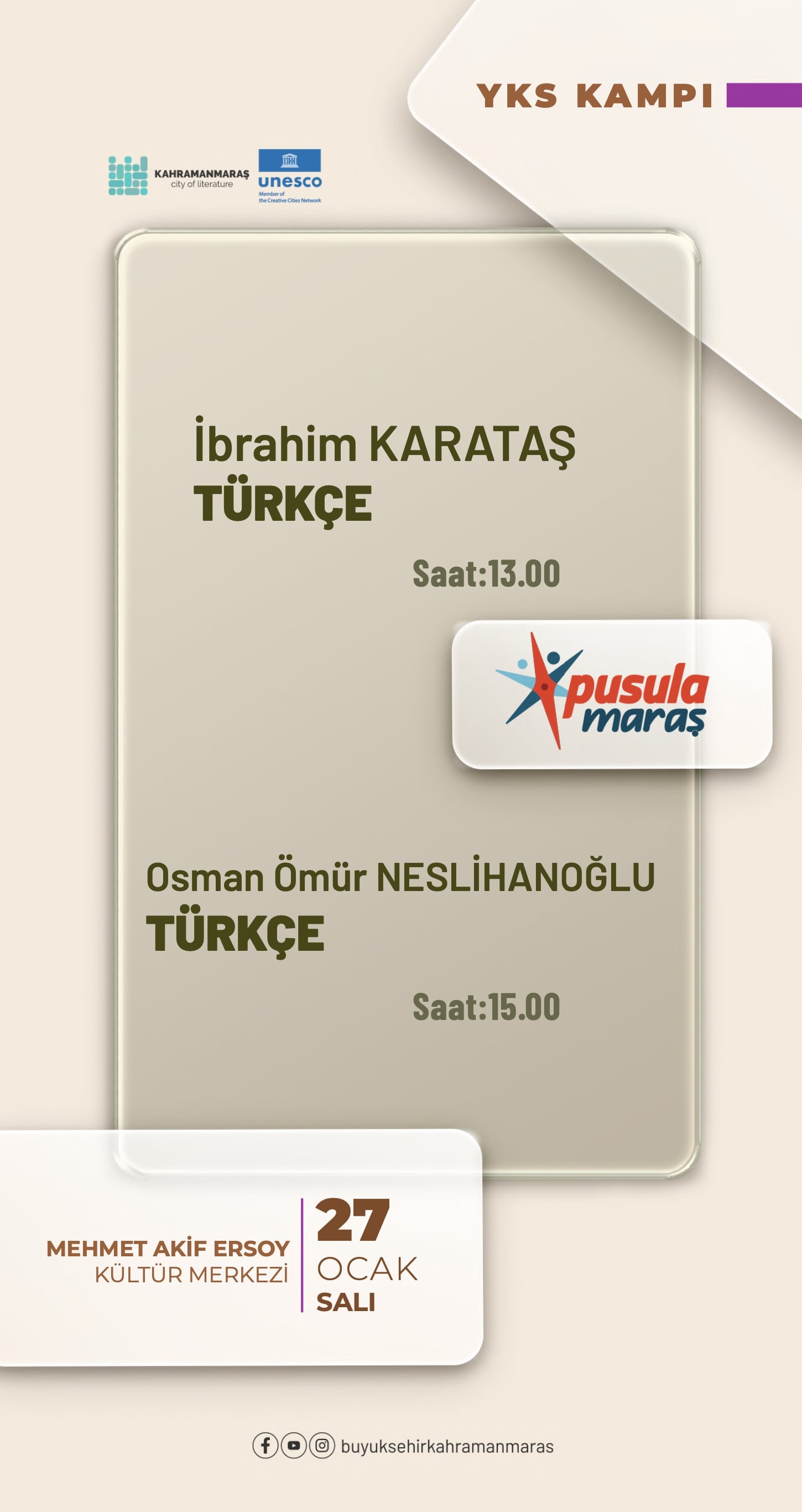 Yks Kampı Türkçe Ile Devam Edecek