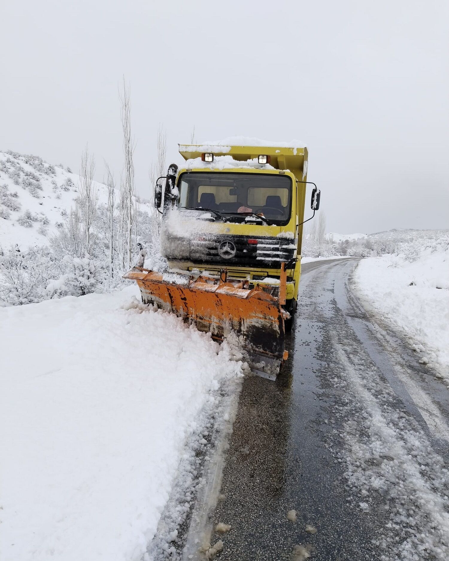 Afşin Merkezli Karla Mücadele İlçelerde Yoğun Mesai (2)