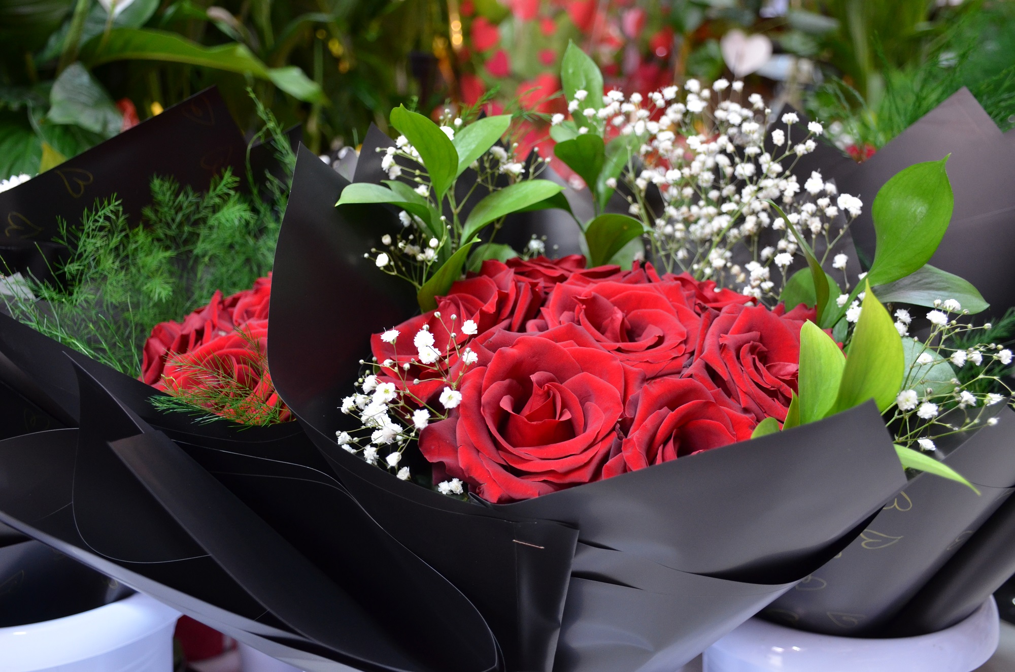 Afşin’de 14 Şubat Hareketliliği Çiçekçilerde Yoğun Mesai (11)