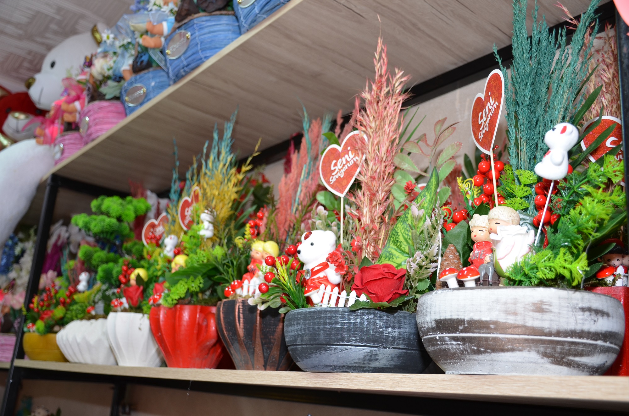 Afşin’de 14 Şubat Hareketliliği Çiçekçilerde Yoğun Mesai (6)