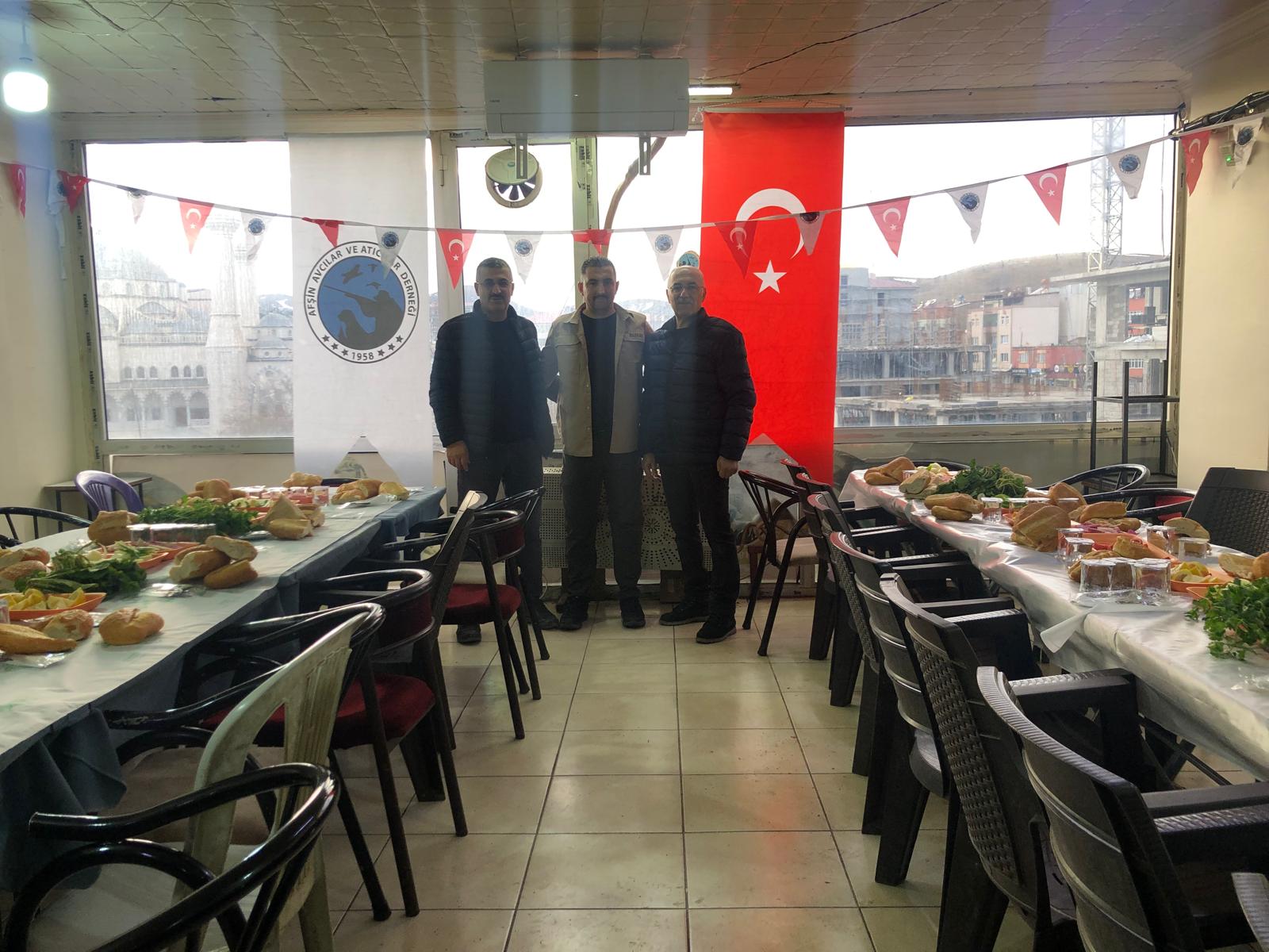 Afşin’de Avcılar Birlik Ve Dayanışma Yemeğinde Buluştu