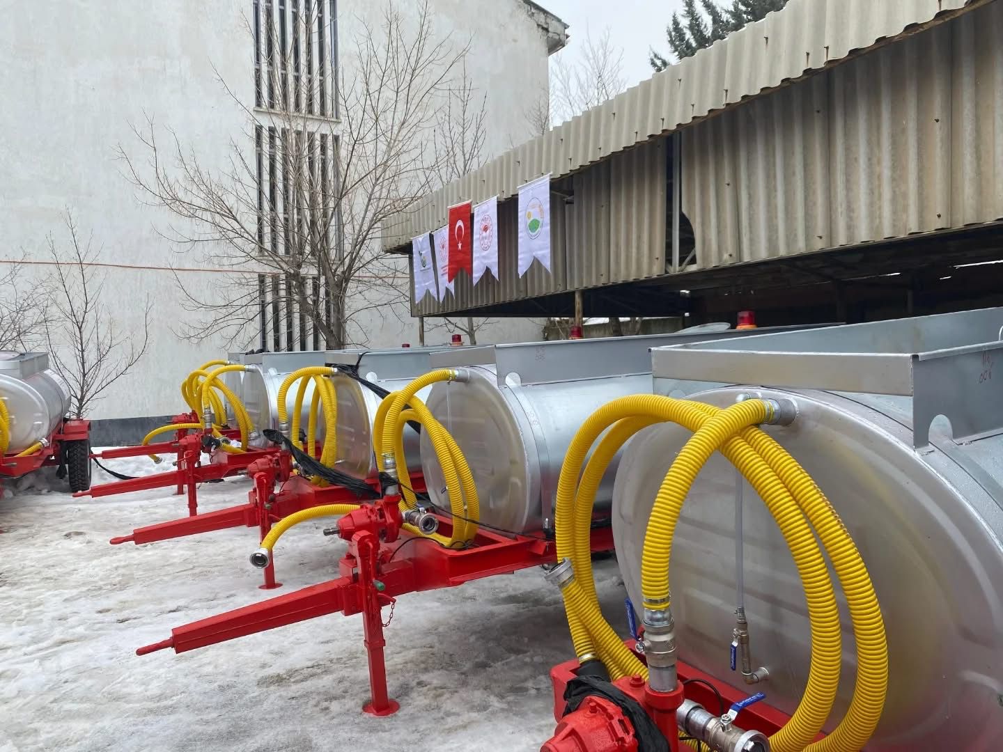 Afşin’de Çiftçilere %100 Hibeli Basınçlı Su Tankeri Desteği