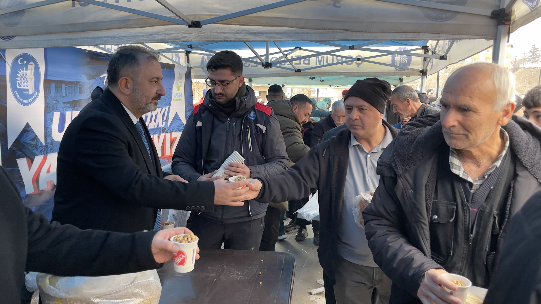 Afşin’de Deprem Şehitleri, Felaketin 3. Yılında Dualarla Yâd Edildi (9)
