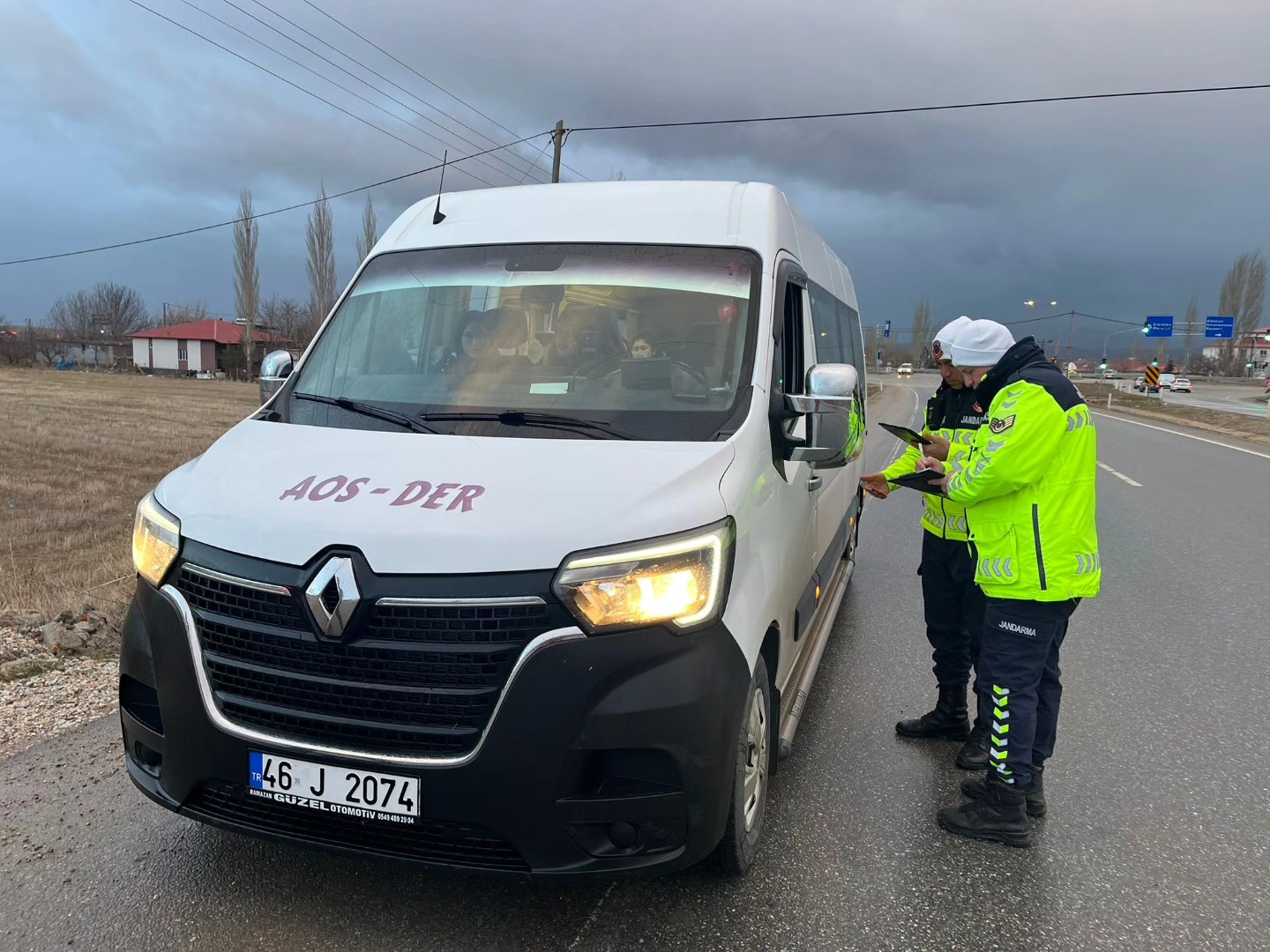 Afşin’de Öğrenci Servislerine Güvenlik Denetimi5