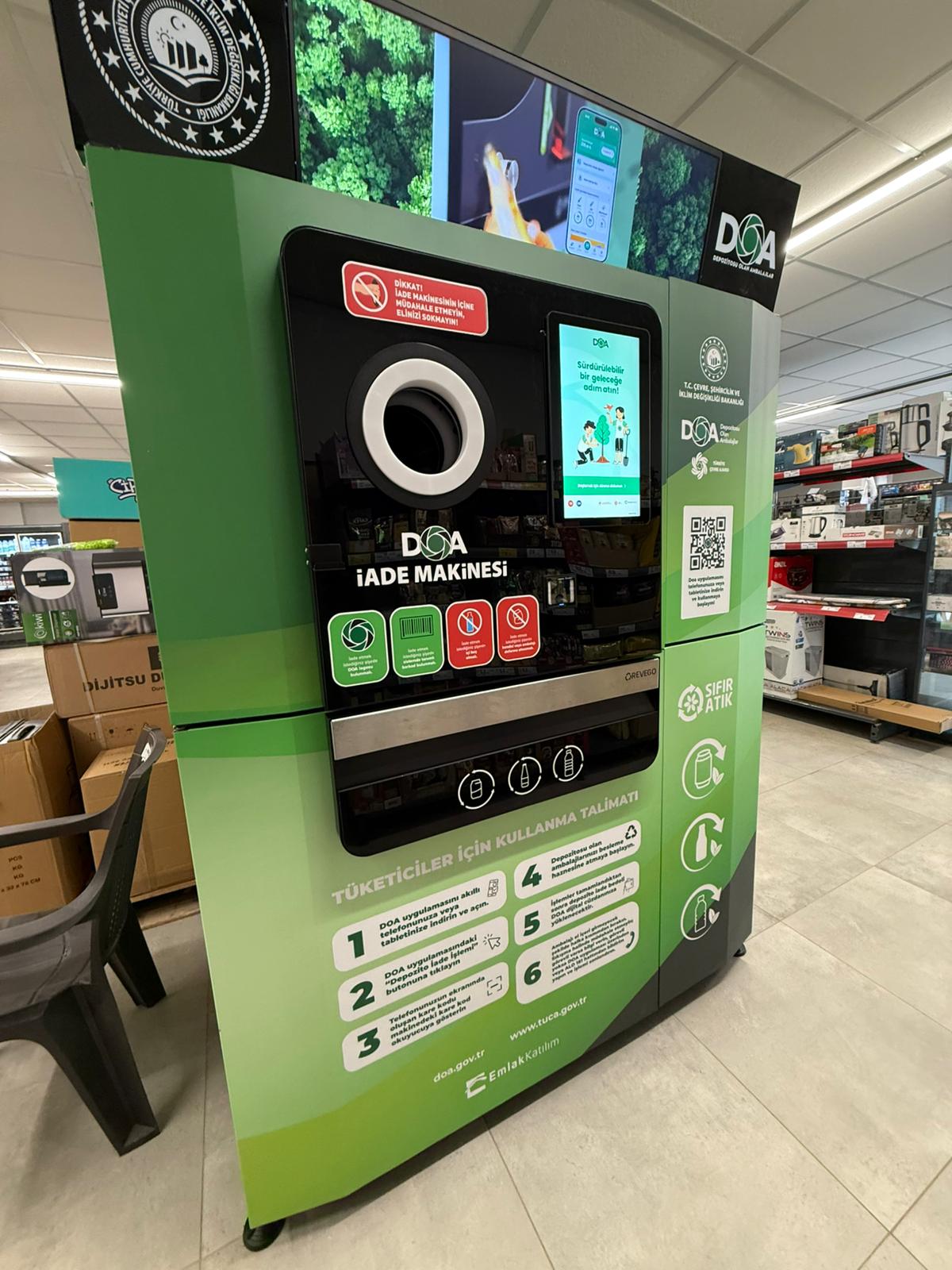 Afşin’de Sıfır Atık Projesi Kapsamında Doa Cihazları Hizmete Girdi