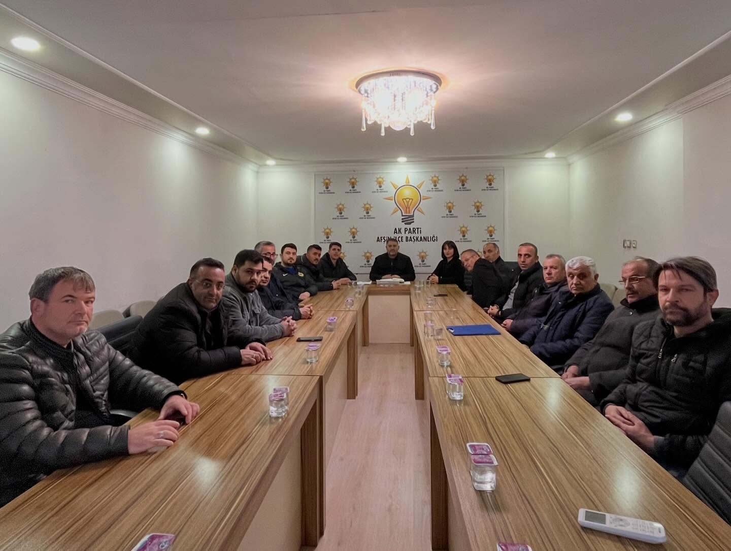 Ak Parti Afşin’de Yönetim Kurulu Toplantısı Gerçekleştirildi1