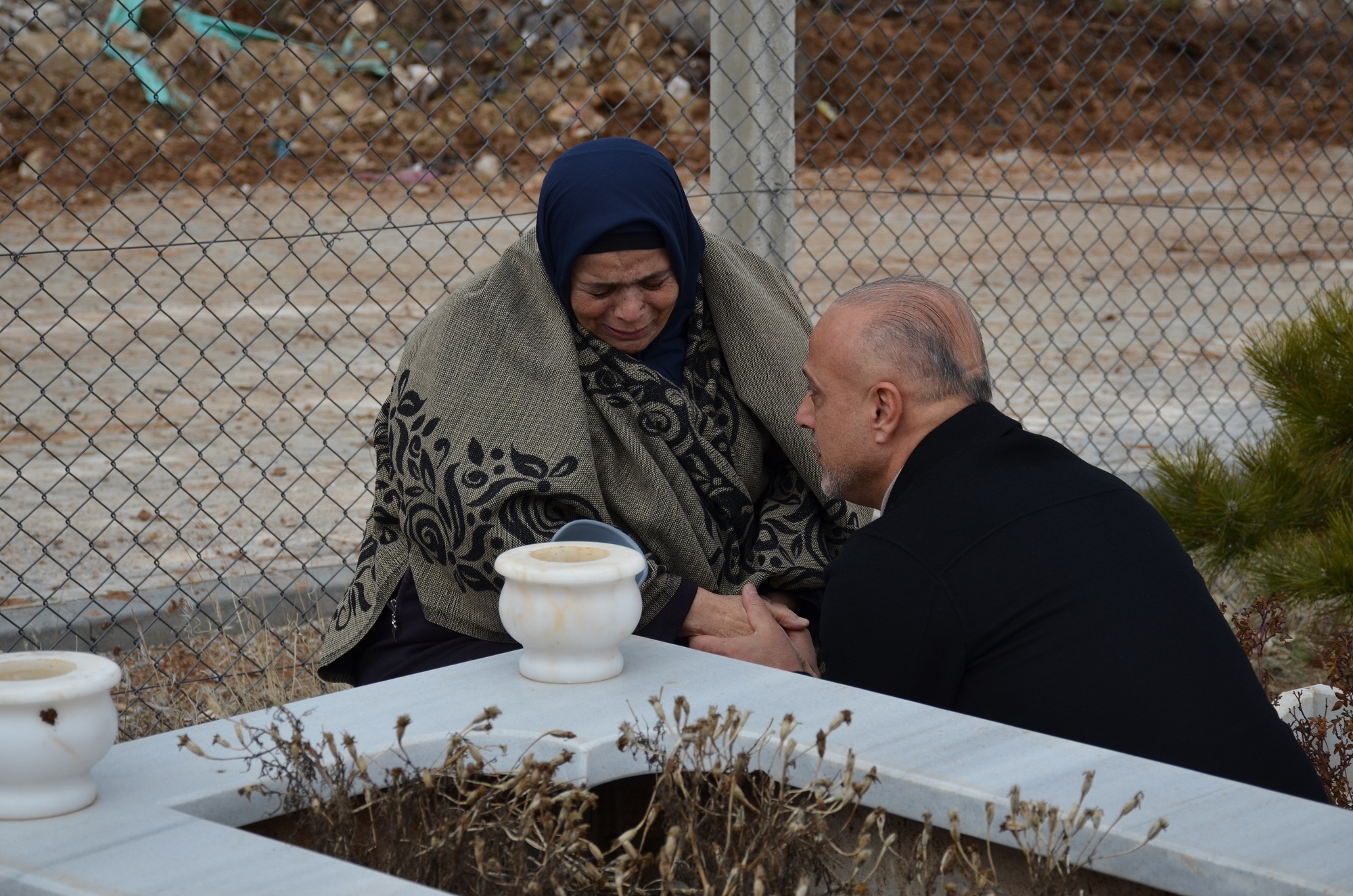 Asrın Felaketinin 3. Yılında Afşin’de Deprem Şehitleri Mezarları Başında Anıldı (18)