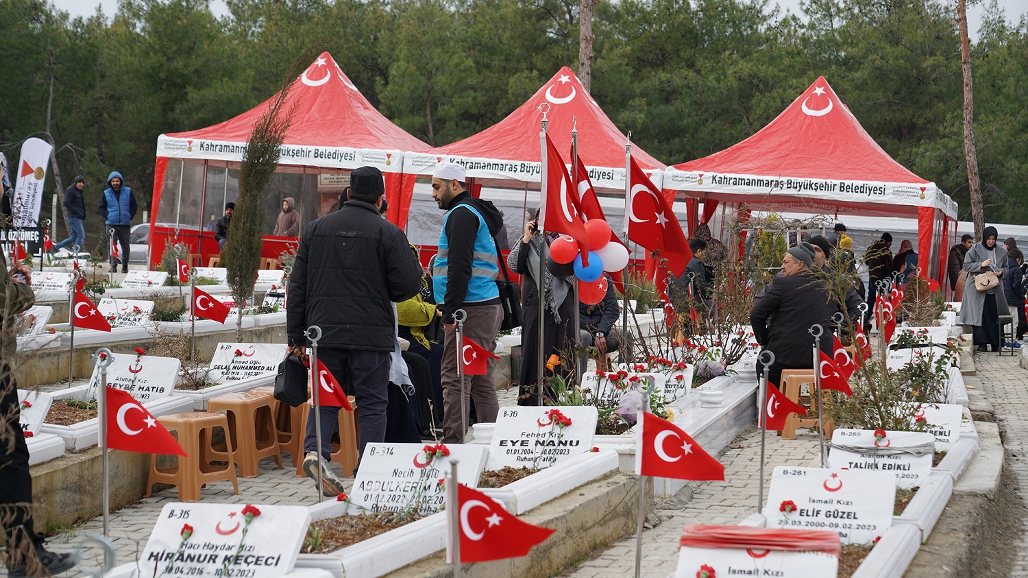 Asrın Felaketinin Üçüncü Yılında Deprem Şehitliğinde Vefa Nöbeti (2)
