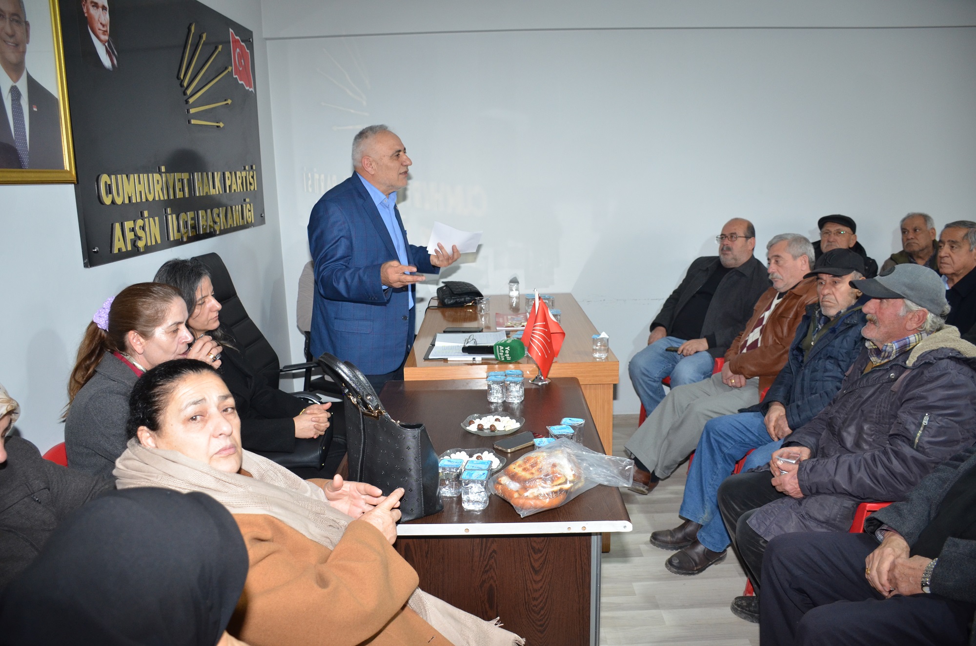 Chp Afşin Teşkilatı, Deprem Şehitlerini Andı (12)