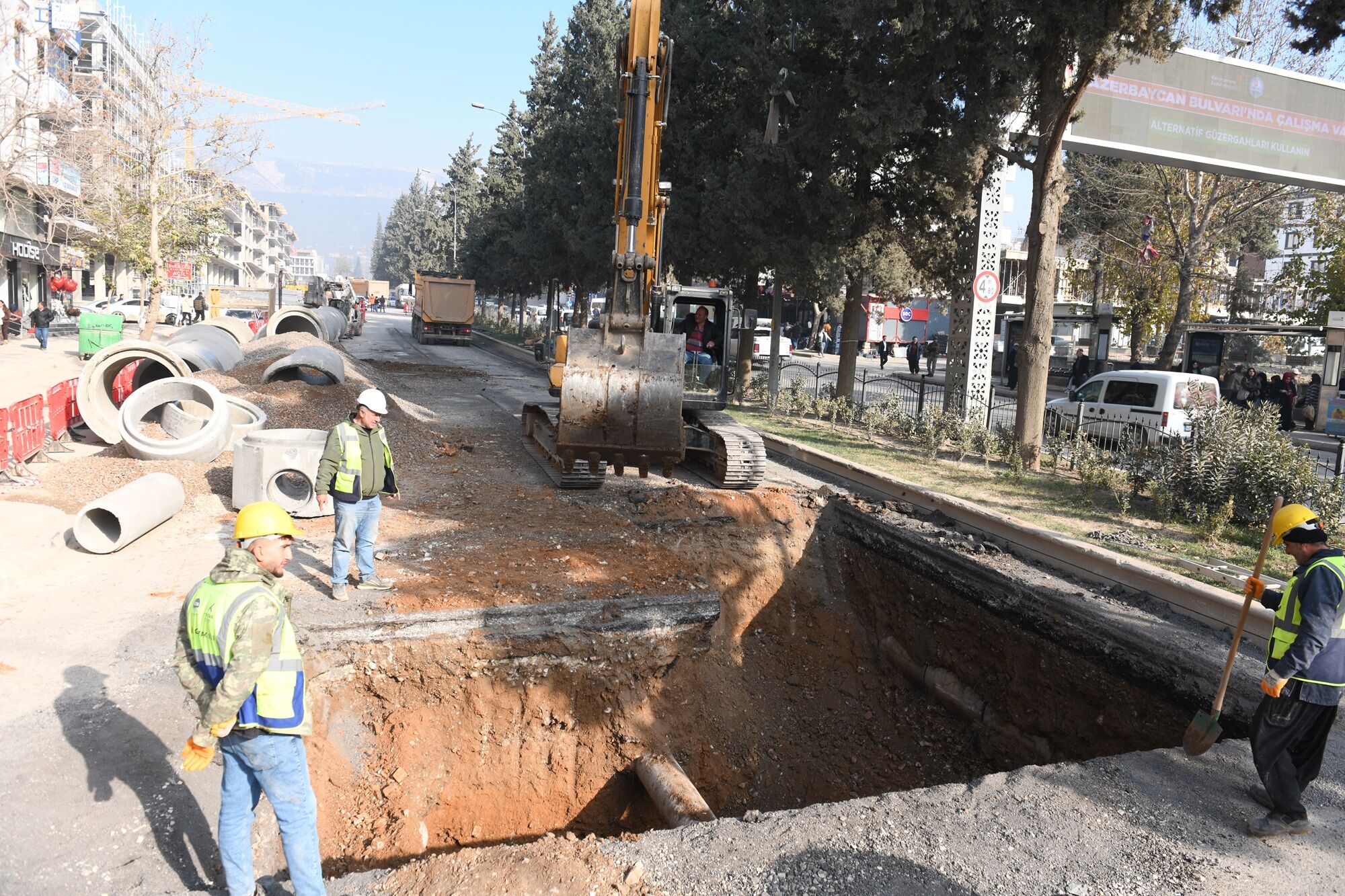 Depremlerde Hasar Gören Kahramanmaraş'taki Altyapı Sil Baştan Yapılıyor (6)
