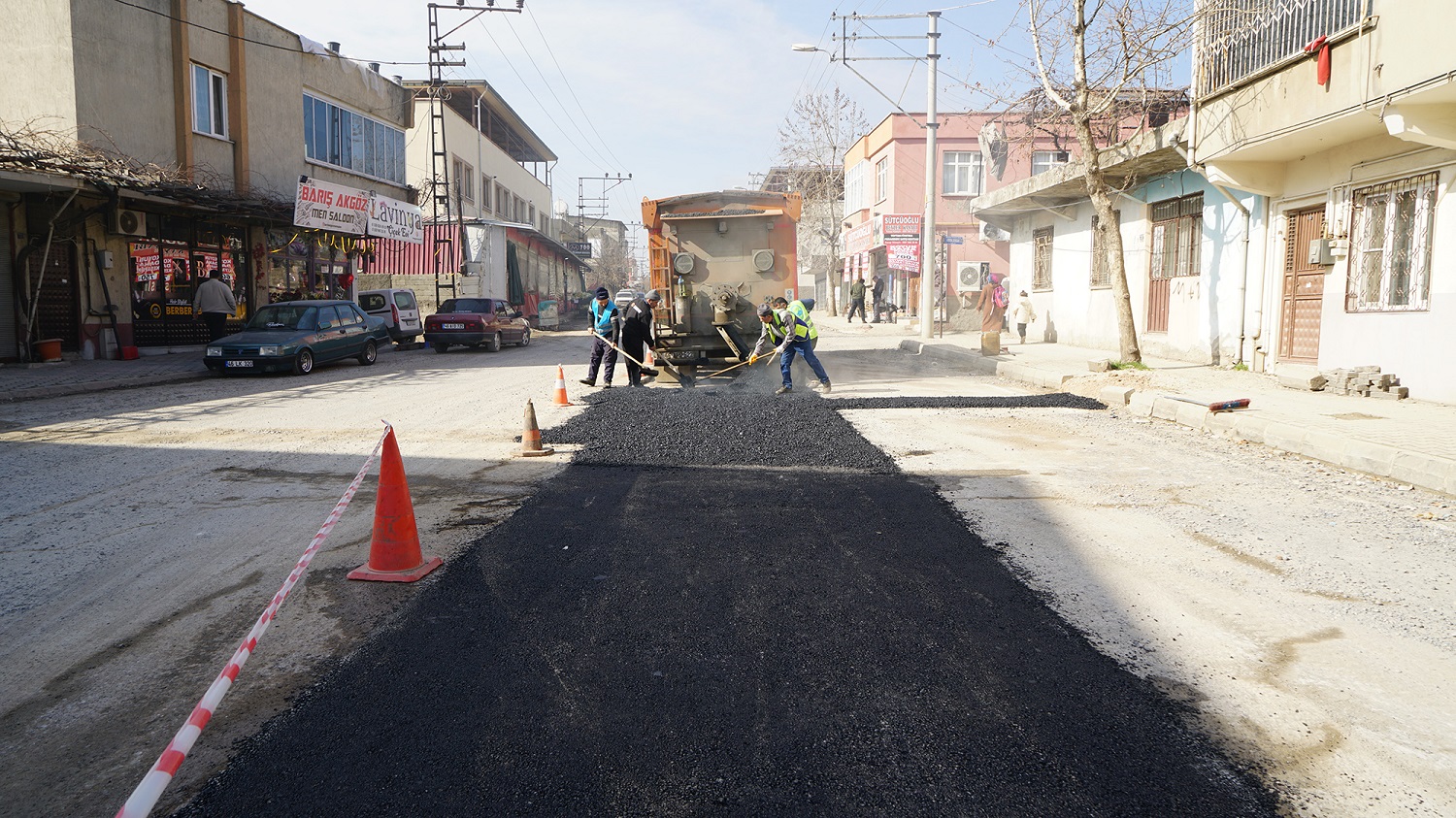 Dulkadiroğlu’nda Bir Caddenin Daha Ulaşım Konforu İyileştiriliyor (1)