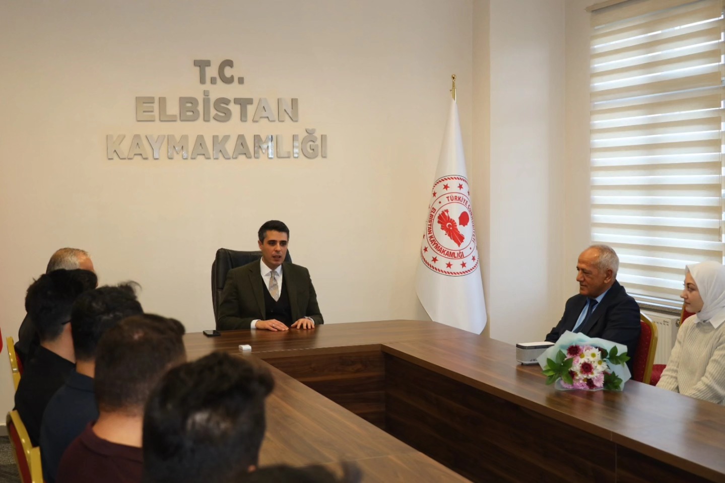 Elbistan’a Yeni Atanan Öğretmenlerden Kaymakam Demirel’e Ziyaret3