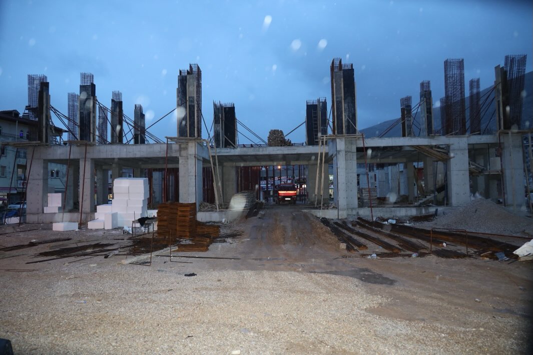 Hacı Hasan Camii İnşaatında Çalışmalar Hız Kazandı2