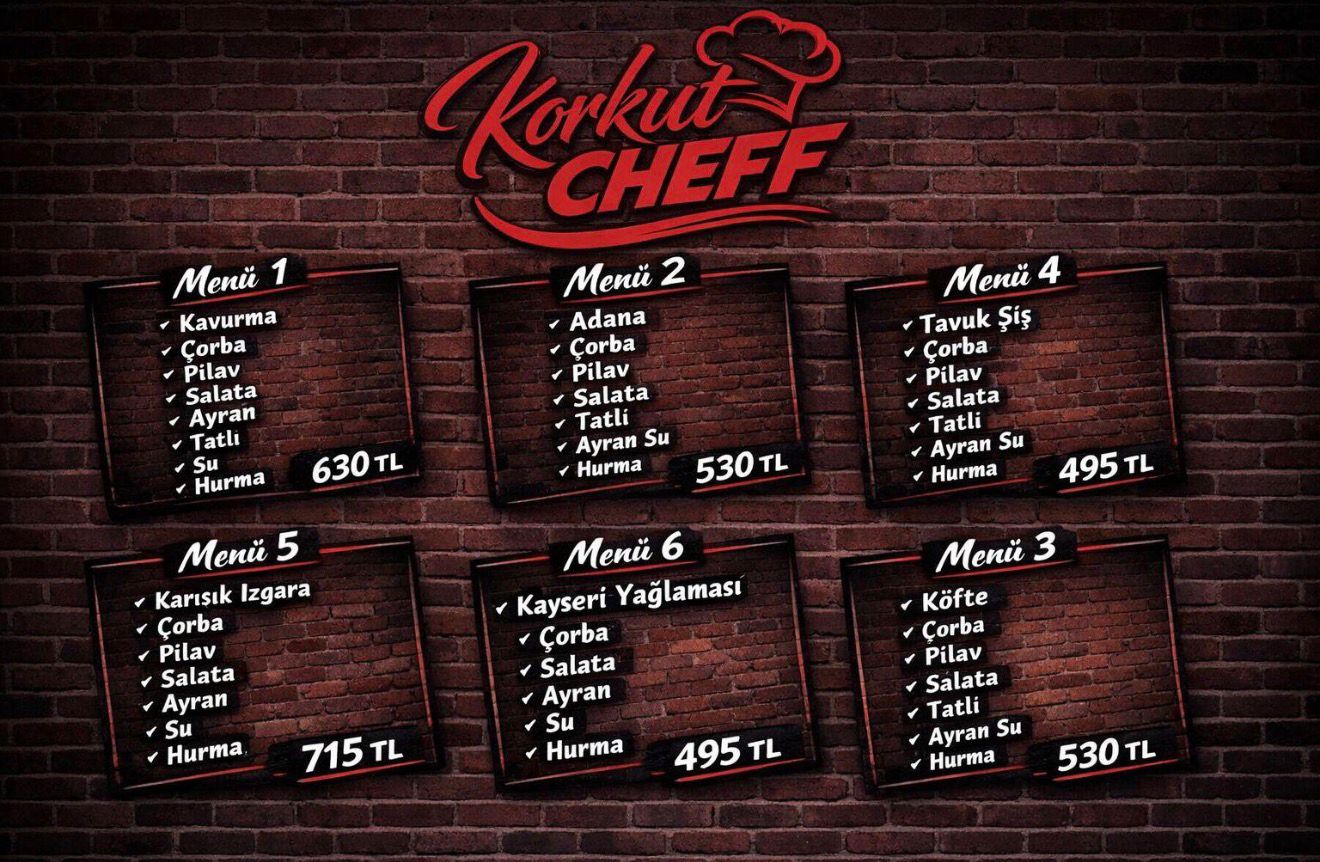 Iftar Menüleri Korkut Chef