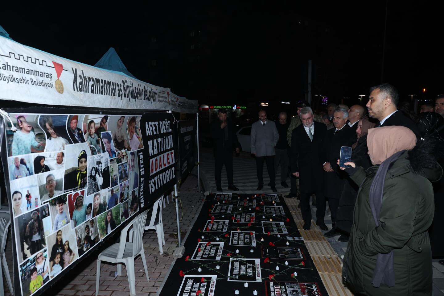 Kahramanmaraş’ta 6 Şubat Depremleri Anma Programları Düzenlendi