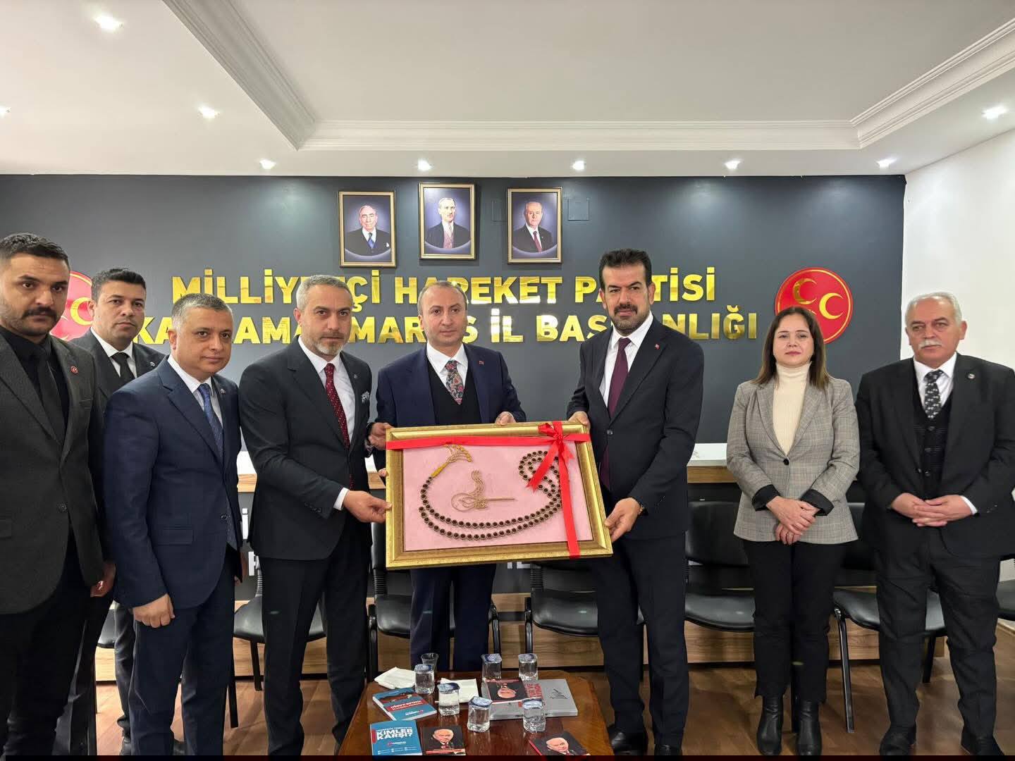 Mhp Myk Üyesi Şahin’den Mhp Afşin İlçe Başkanı Ayçan’a Ziyaret”Dd