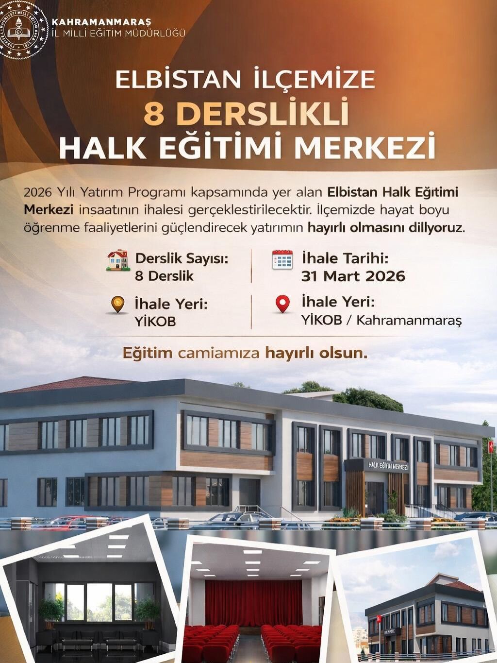 Onikişubat, Elbistan Ve Pazarcık’a Yeni Eğitim Yatırımları2