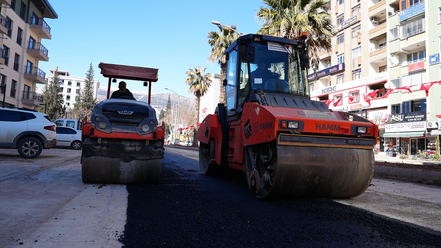 Trabzon Bulvarı’nda Yol İyileştirmeleri Etaplar Halinde Sürüyor (1)