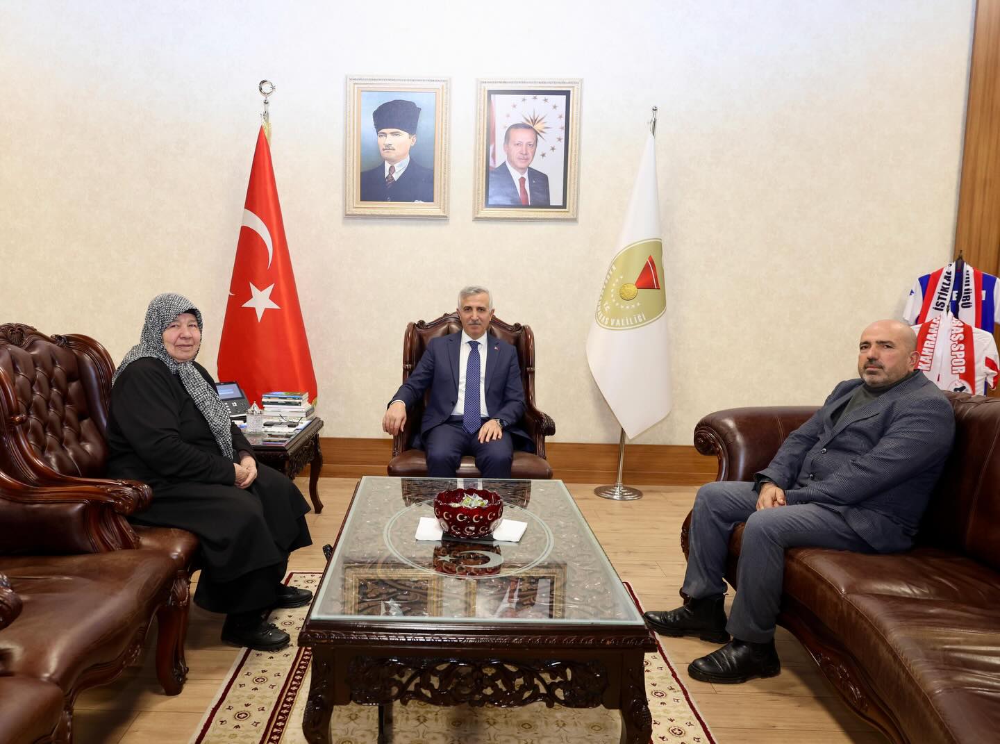 Vali Ünlüer'e Makam Ziyaretleri