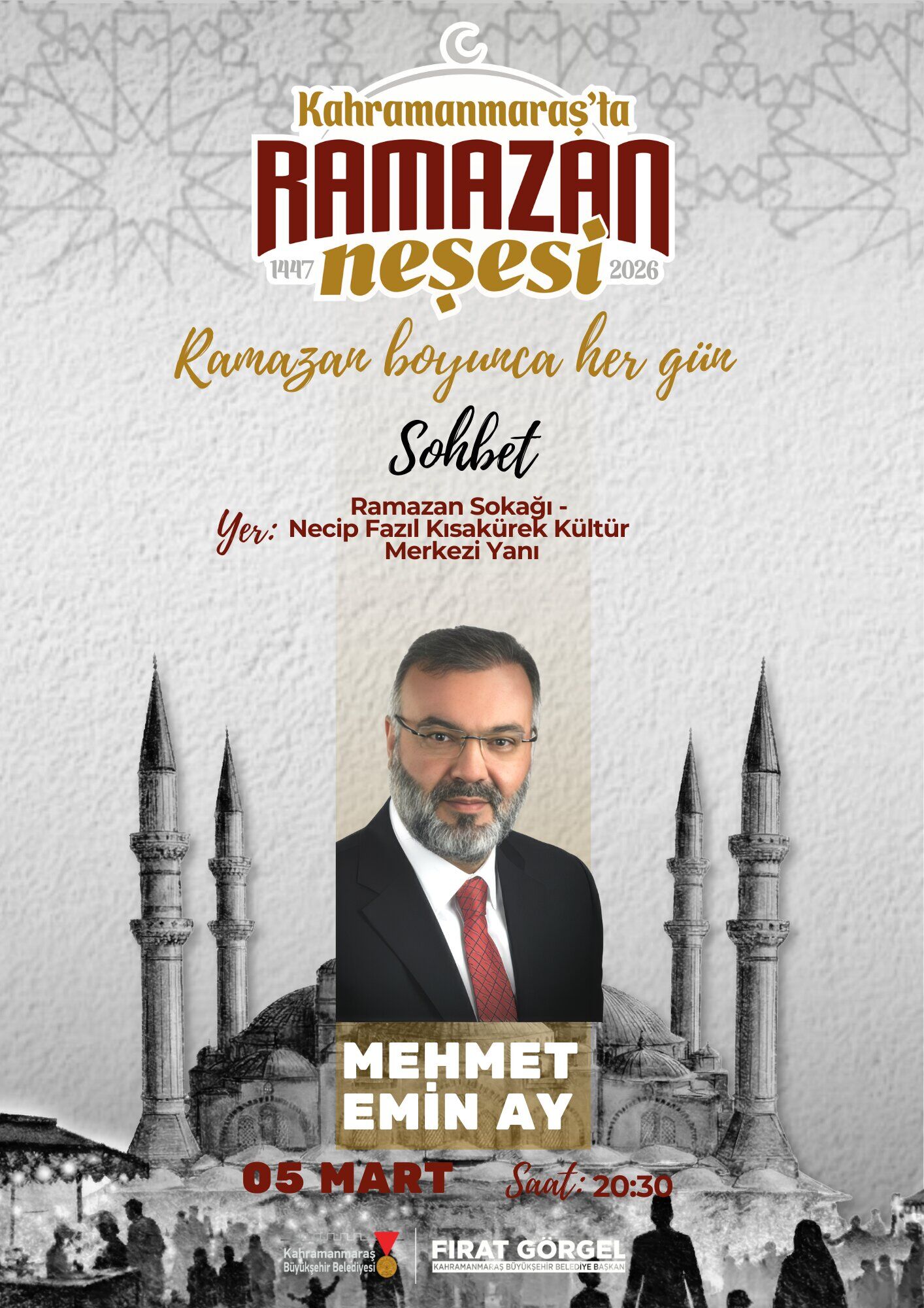 5 Mart’ta Ramazan Sokağı’nda Mehmet Emin Ay Ile “Ramazan Ve İnsan” Sohbeti-1