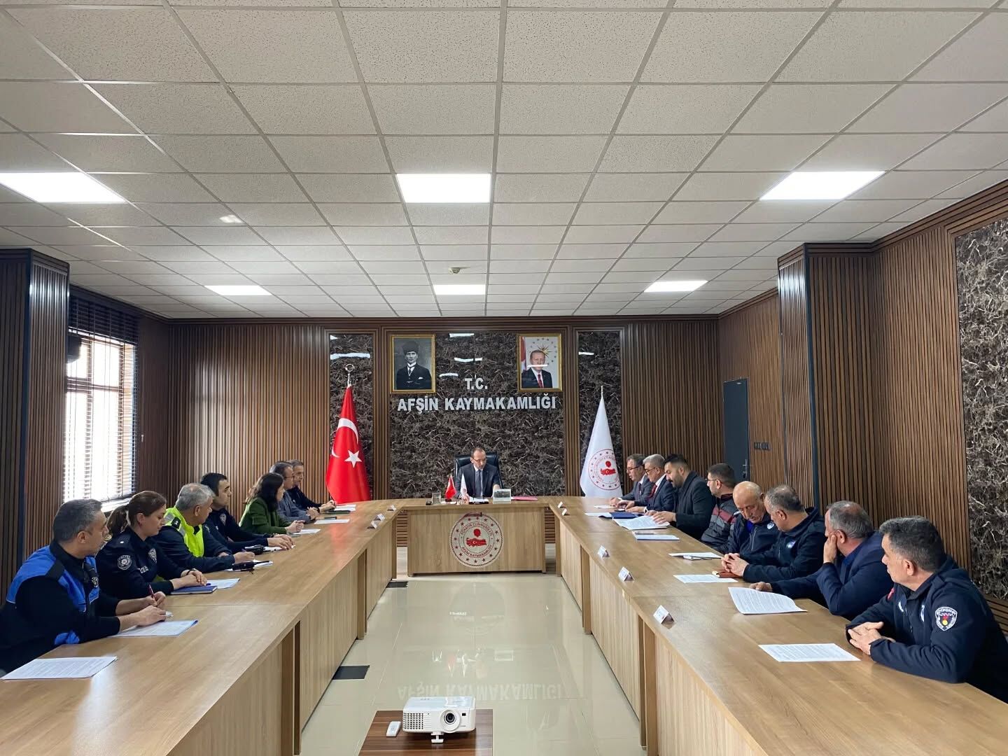 Afşin’de Güvenlik ve Asayiş Toplantısı Gerçekleştirildi