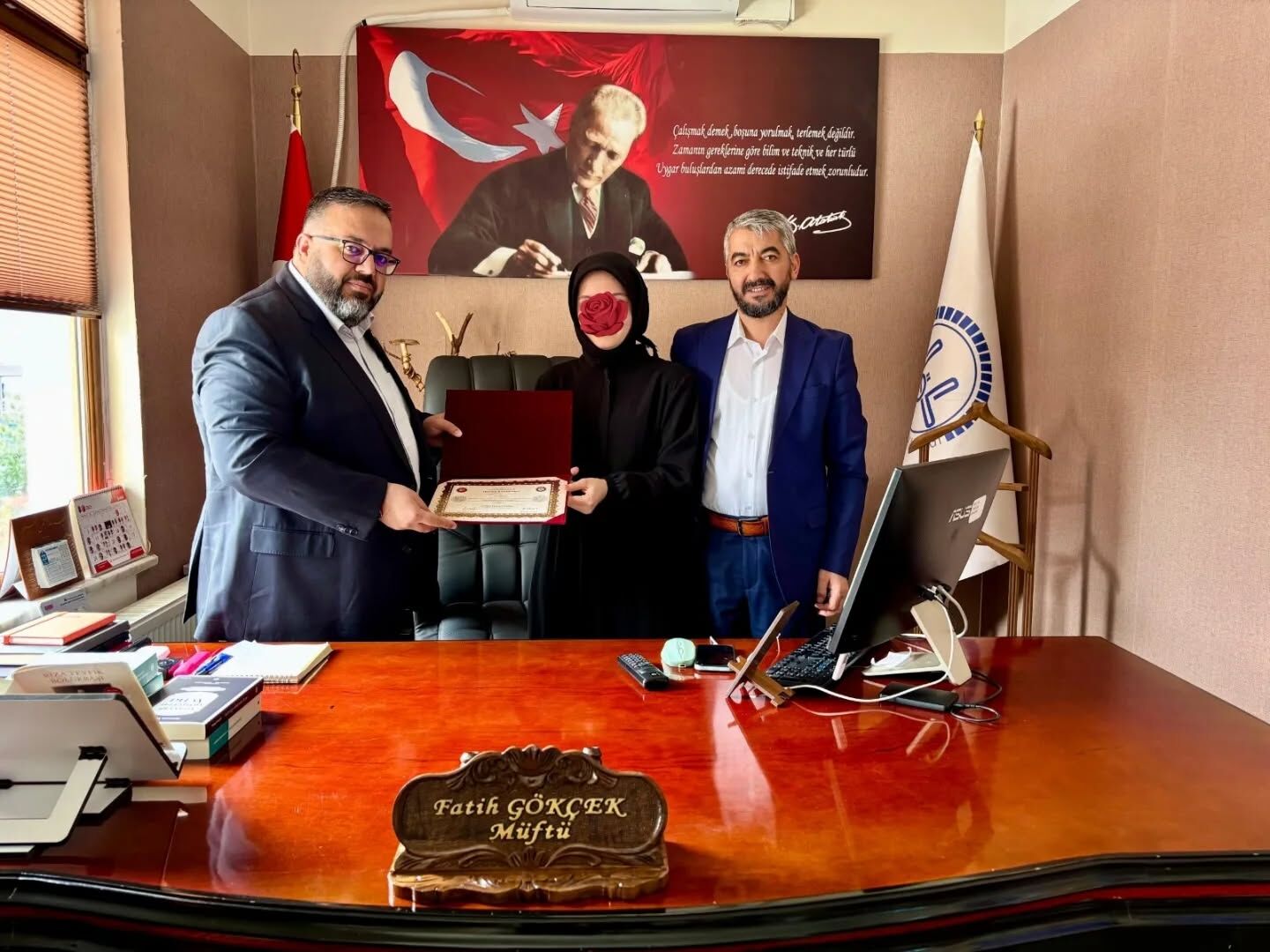 Afşin’de Hafızlık İcazet Töreni: Öğrenciler Belgelerini Aldı