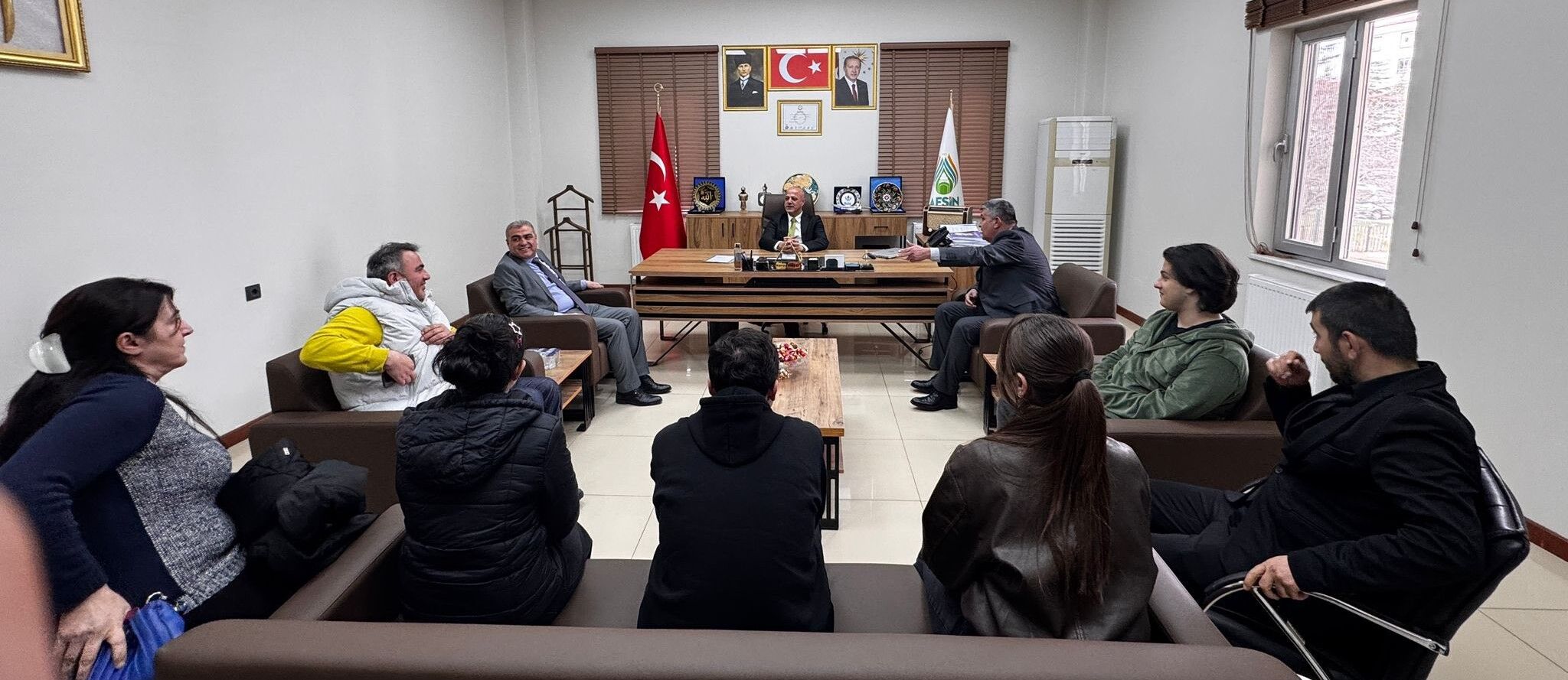 Afşin Anadolu Lisesi Öğrencilerinden Başkan Kıraç’a Ziyaret