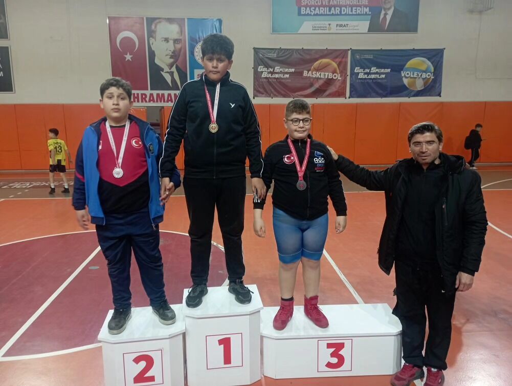 Afşinli Güreşçilerden İl Müsabakalarında Büyük Başarıı