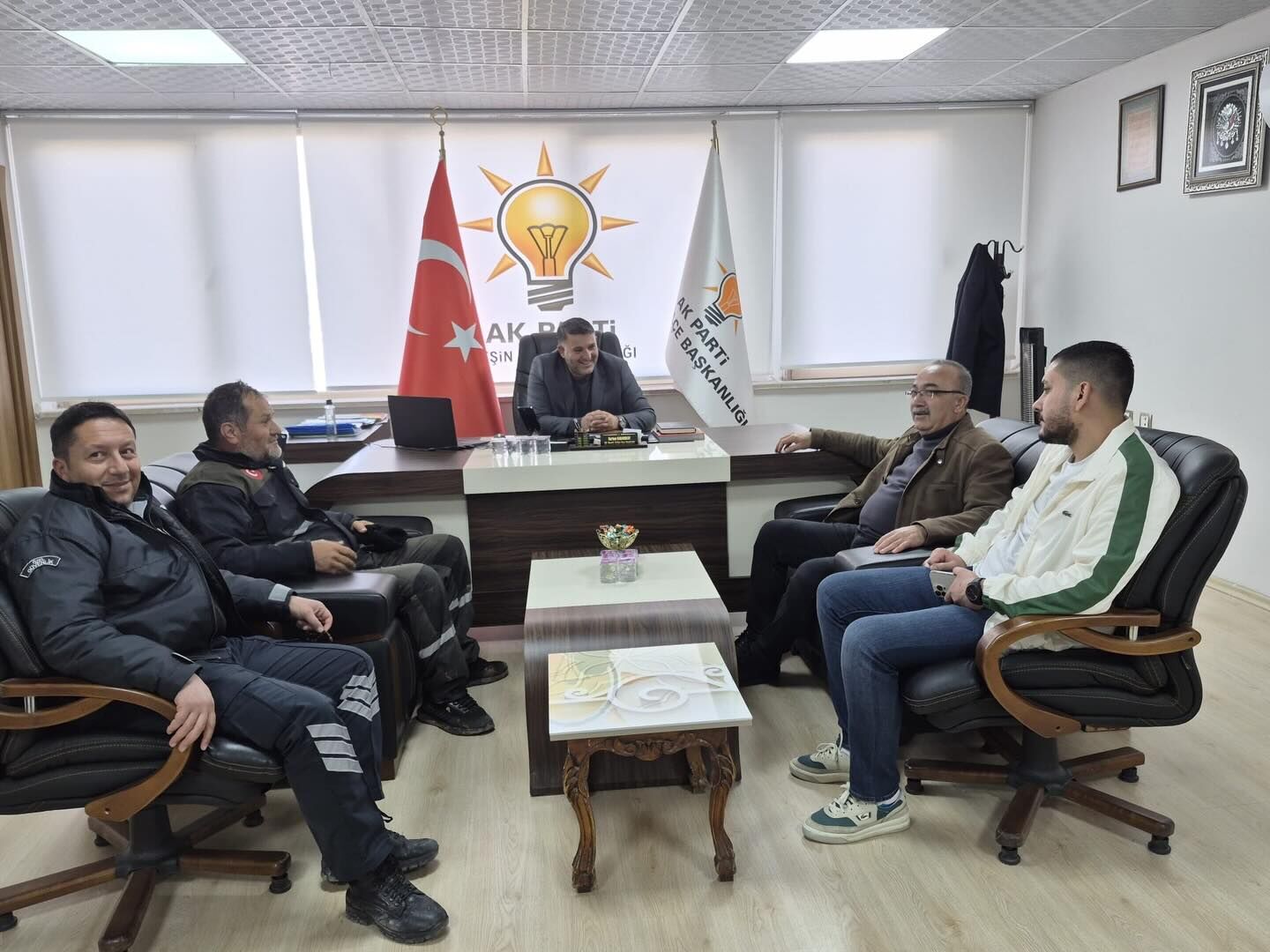 Ak Parti Afşin İlçe Başkanlığı’nda Ziyaret Yoğunluğu