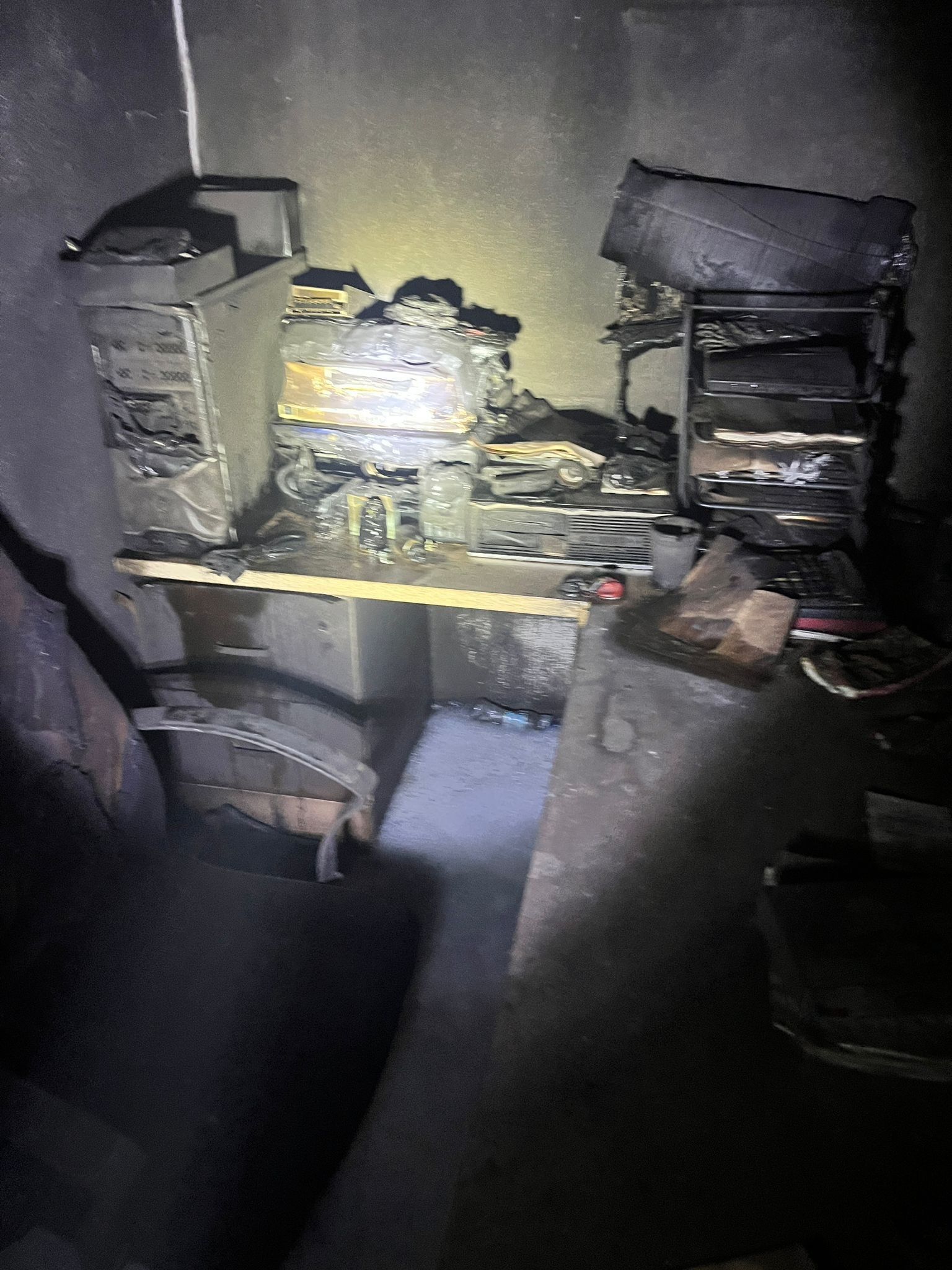 Depoda Çıkan Yangın Paniğe Neden Oldu (1)