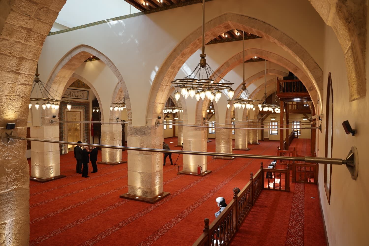 Depremde Hasar Gören Kahramanmaraş'ın Simgelerinden Ulu Cami Yeniden İbadete Açıldı (2)