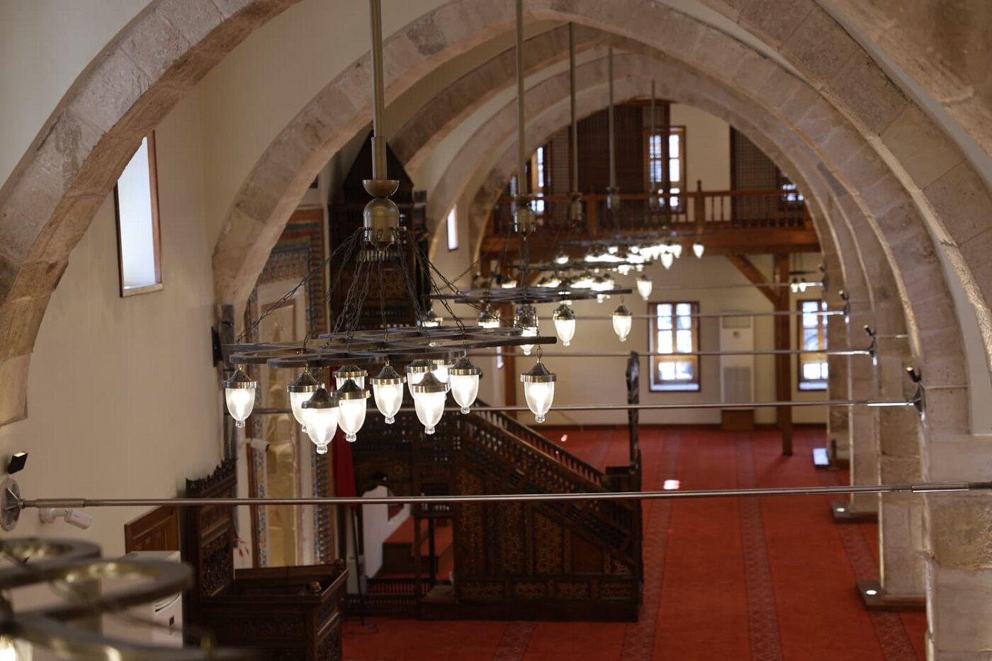 Depremde Hasar Gören Kahramanmaraş'ın Simgelerinden Ulu Cami Yeniden İbadete Açıldı (7)