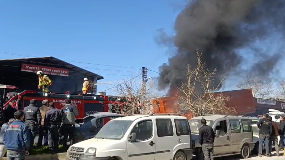 İş Yerinde Çıkan Yangın Maddi Hasara Yol Açtı (3)
