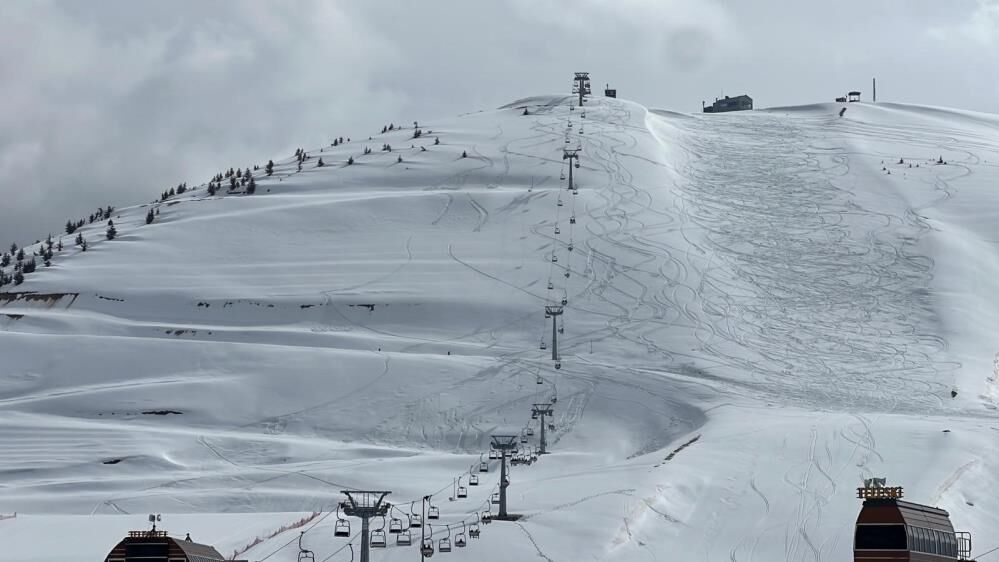Kahramanmaraş'ın Yüksek Kesimleri Beyaza Büründü (1)