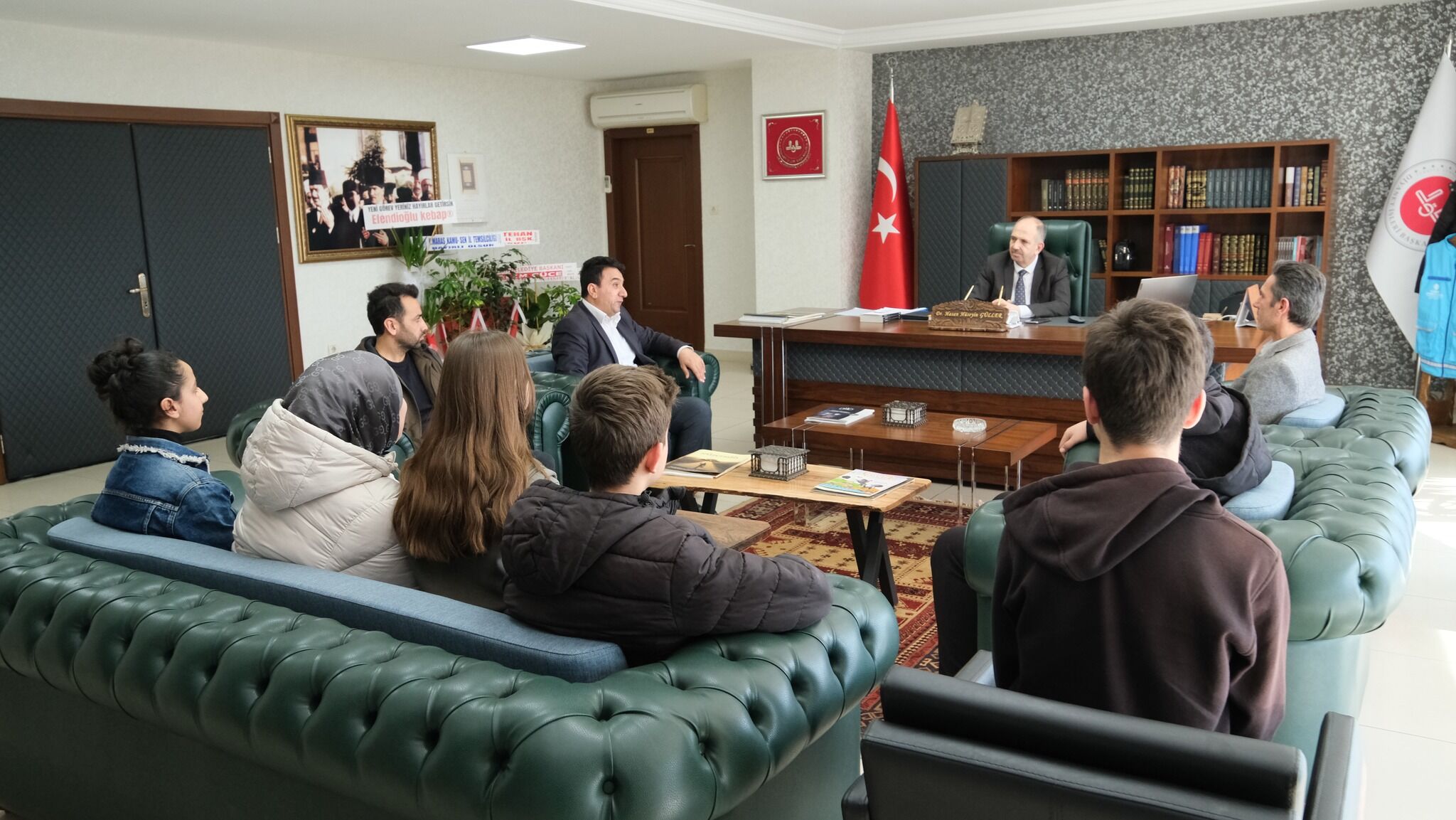 Kahramanmaraş’ta Öğrenciler Ve Dernek Temsilcilerinden İl Müftüsü’ne Ziyaret (2)