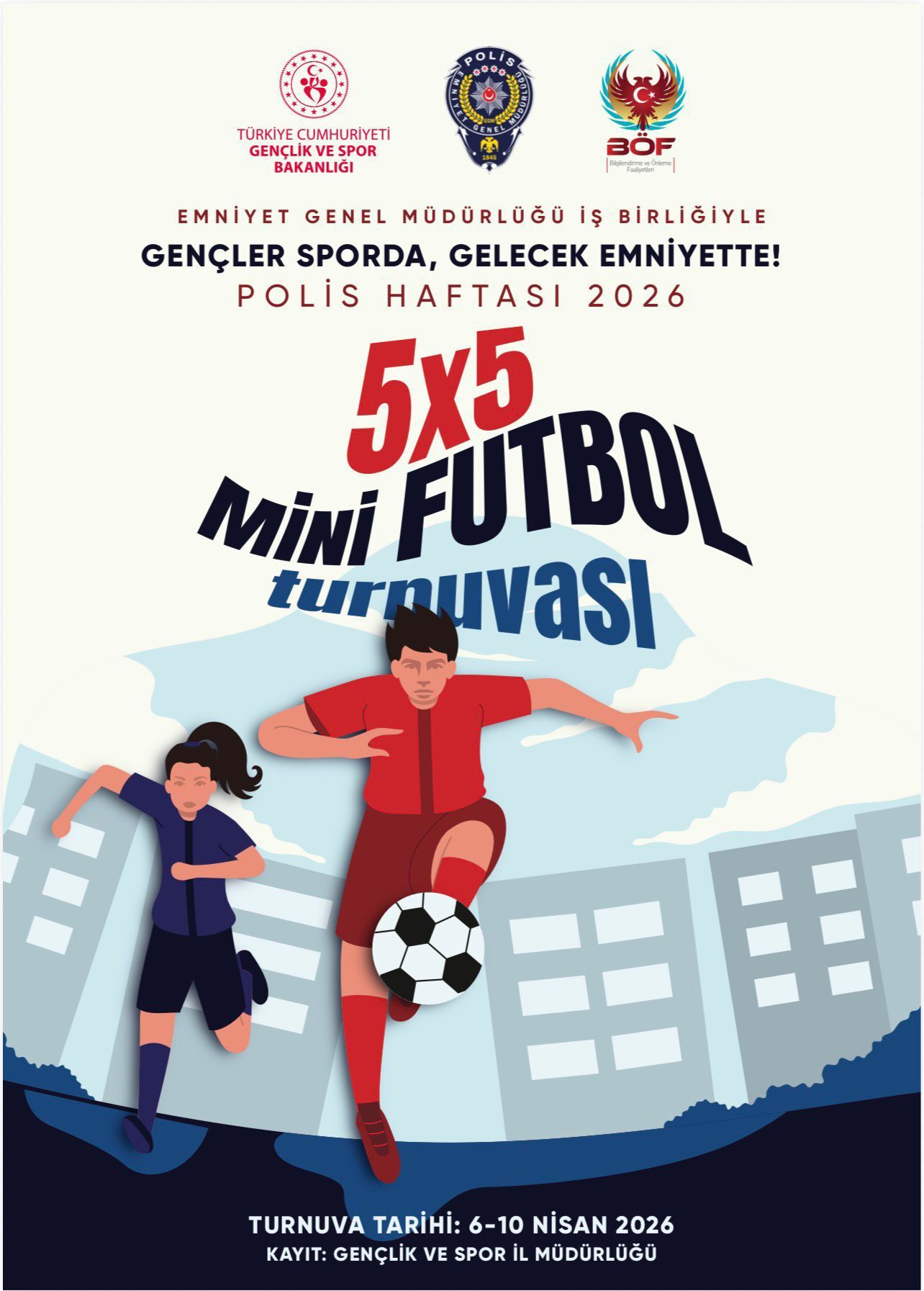 Kahramanmaraş’ta Polis Haftası Etkinliği: Gençler İçin Mini Futbol Turnuvası