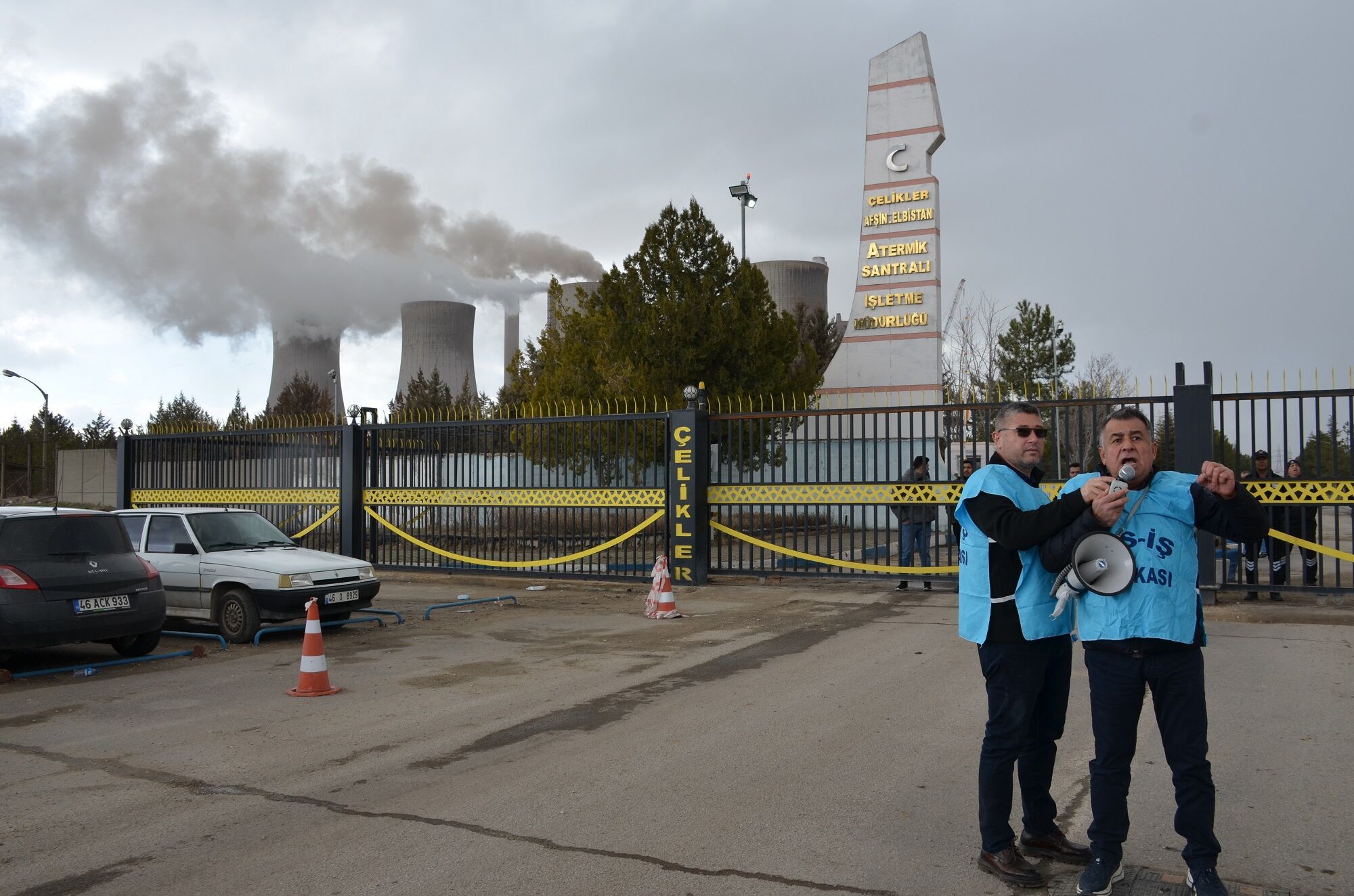 Termik Santral Önünde Eylem Ramazan, Bayram, Kış Demeden İşçi Çıkarıyorlar (12)