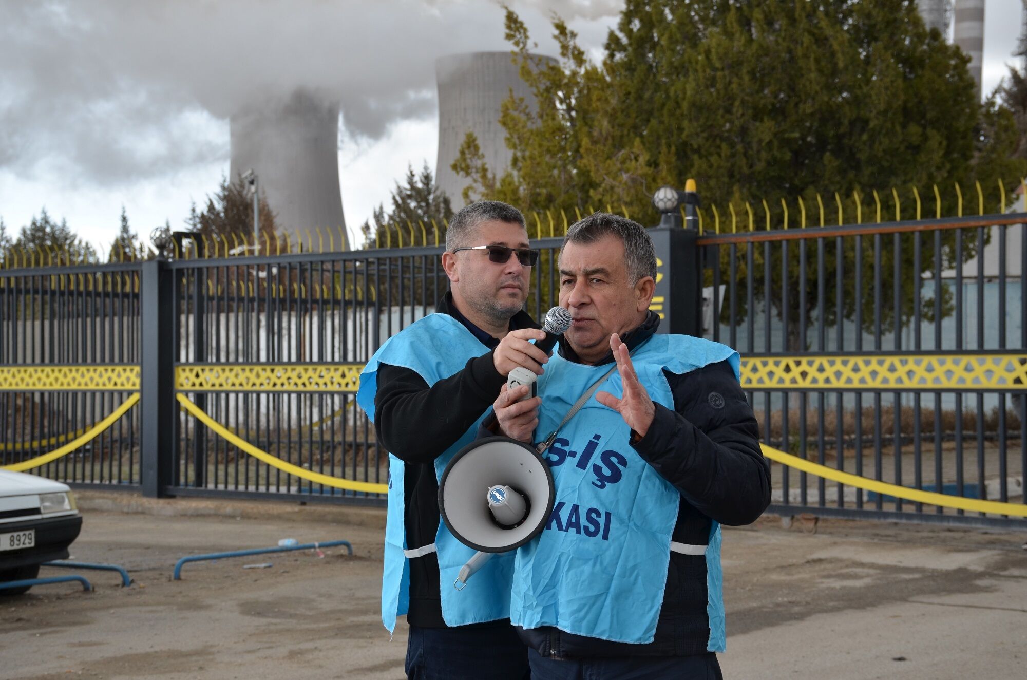 Termik Santral Önünde Eylem Ramazan, Bayram, Kış Demeden İşçi Çıkarıyorlar (13)