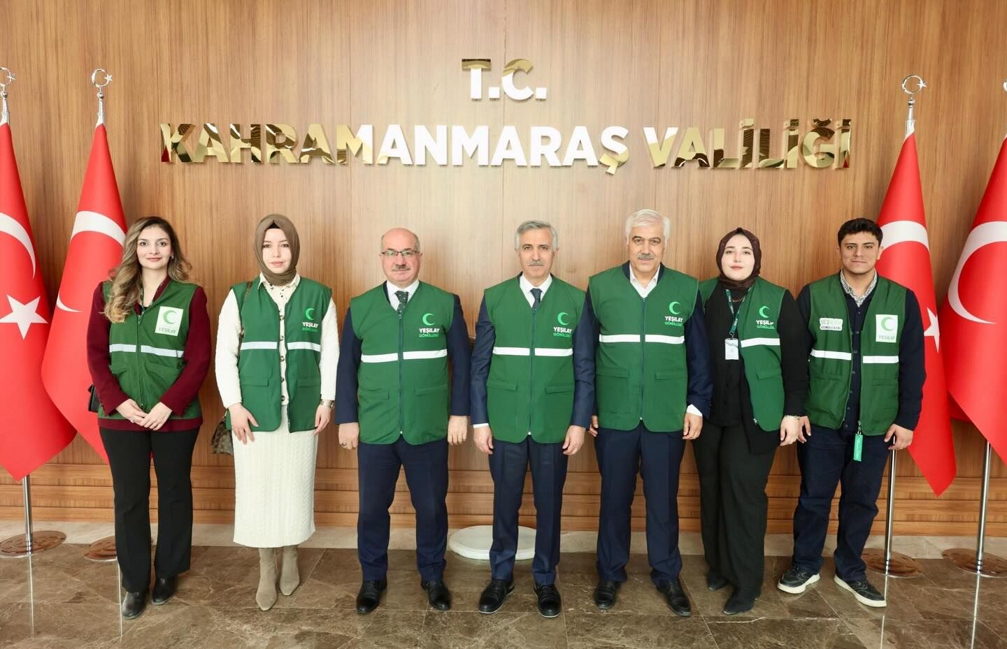 Vali Ünlüer, Yeşilay Kahramanmaraş Şubesi Heyetini Makamında Ağırladı (2)