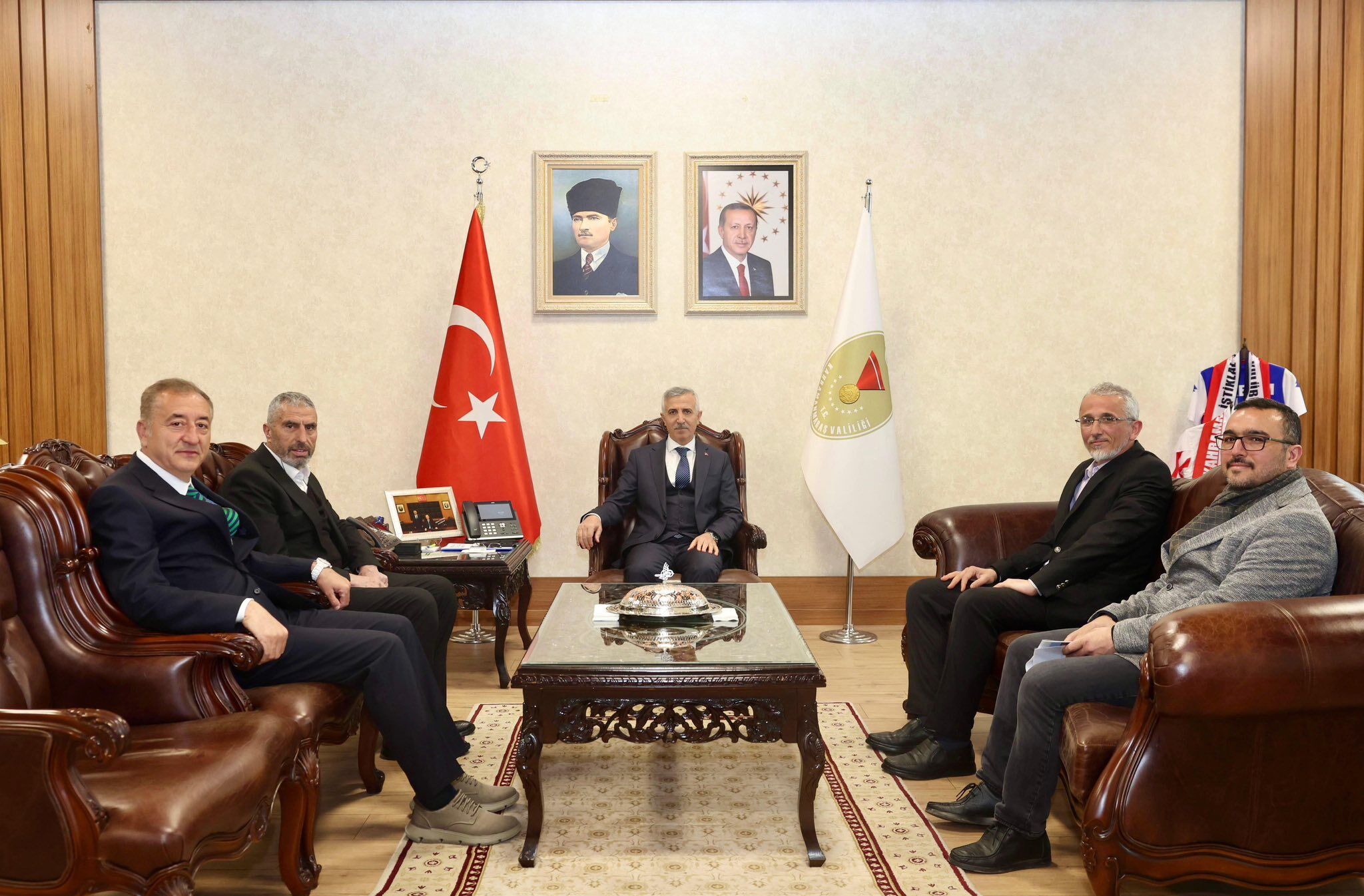 Vali Ünlüer’e Makam Ziyaretleri Devam Ediyor3-7