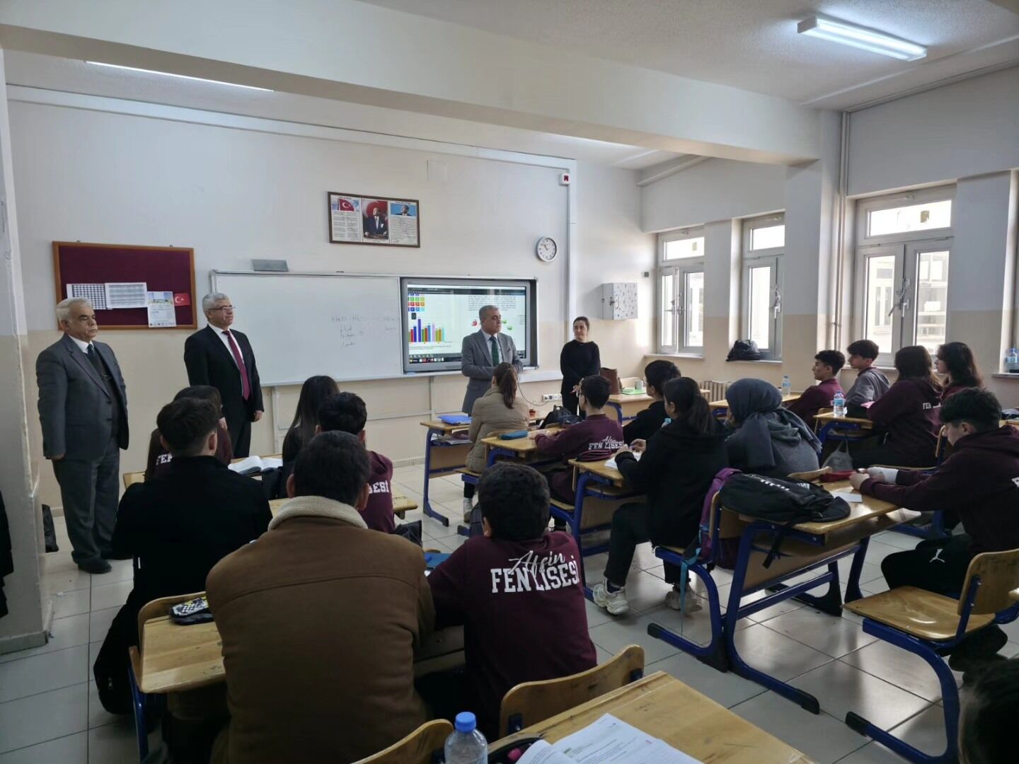 Afşin Fen Lisesi’ne Ziyaret: Yeni Müfredat Görüşüldü