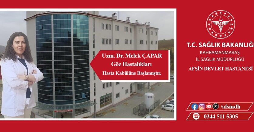 Afşin’de 4 Uzman Doktor Hasta Kabulüne Başladı! (1)