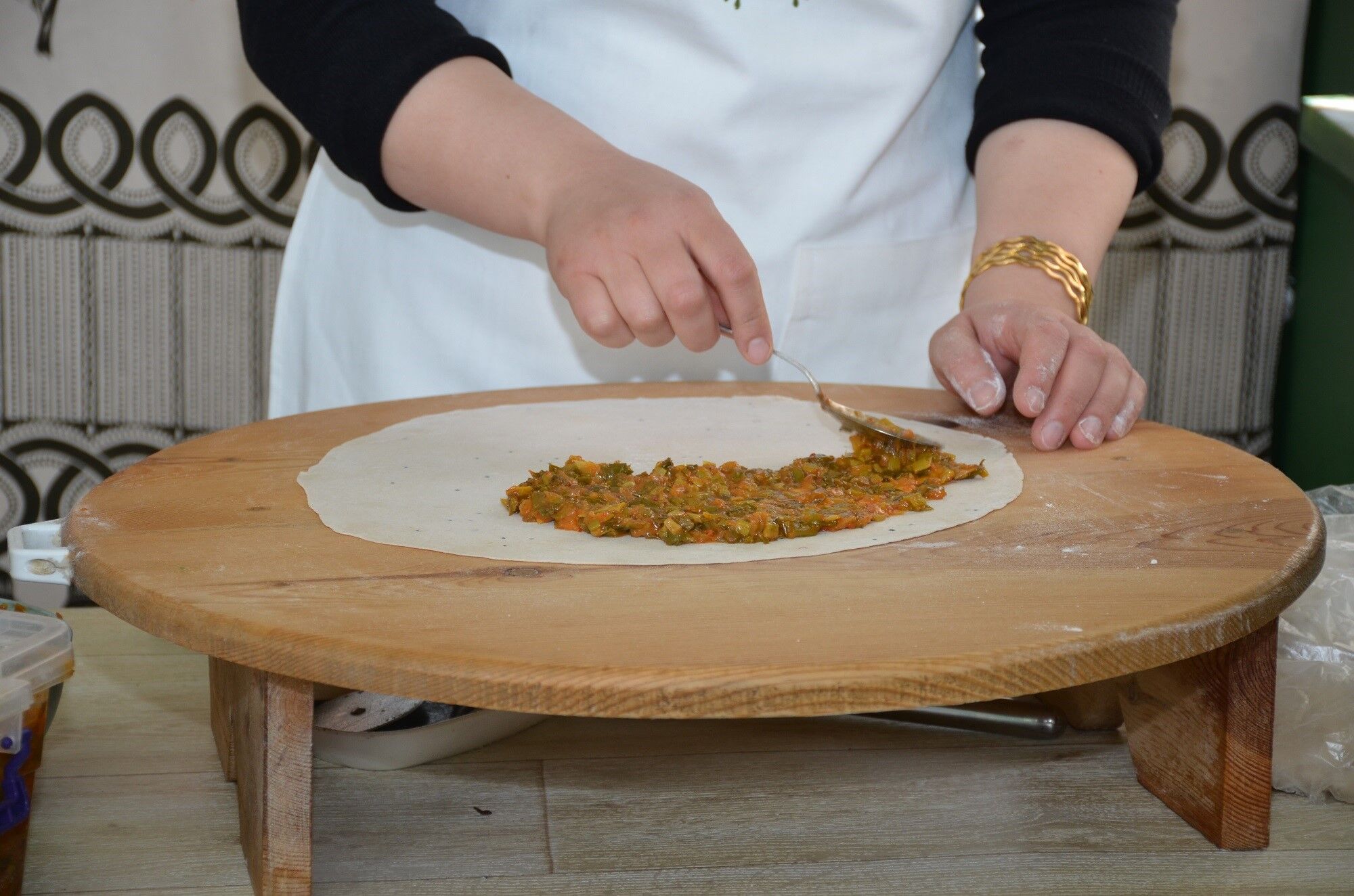 Afşin’de Çiriş Kömbesi Sezonu Açıldı Yöresel Lezzete Yoğun İlgi (6)