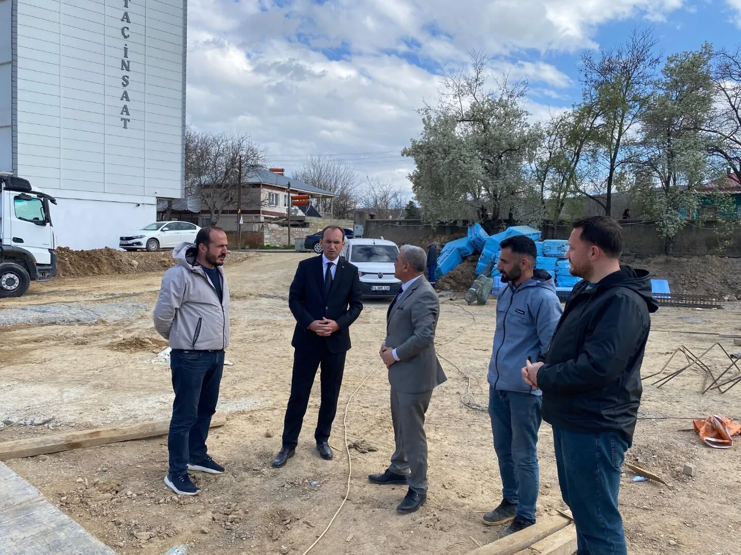 Afşin’de Eğitim Yatırımlarına Yakın Takip Okul İnşaatları İncelendi (3)