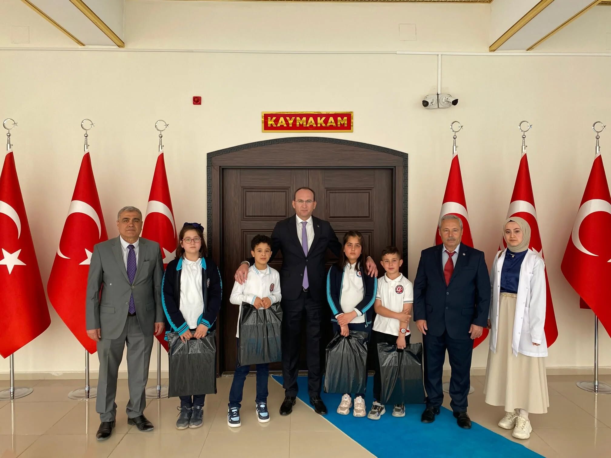 Afşin’de Kaymakamlık Koltuğu Minik Muhammet’e Emanet Edildi3