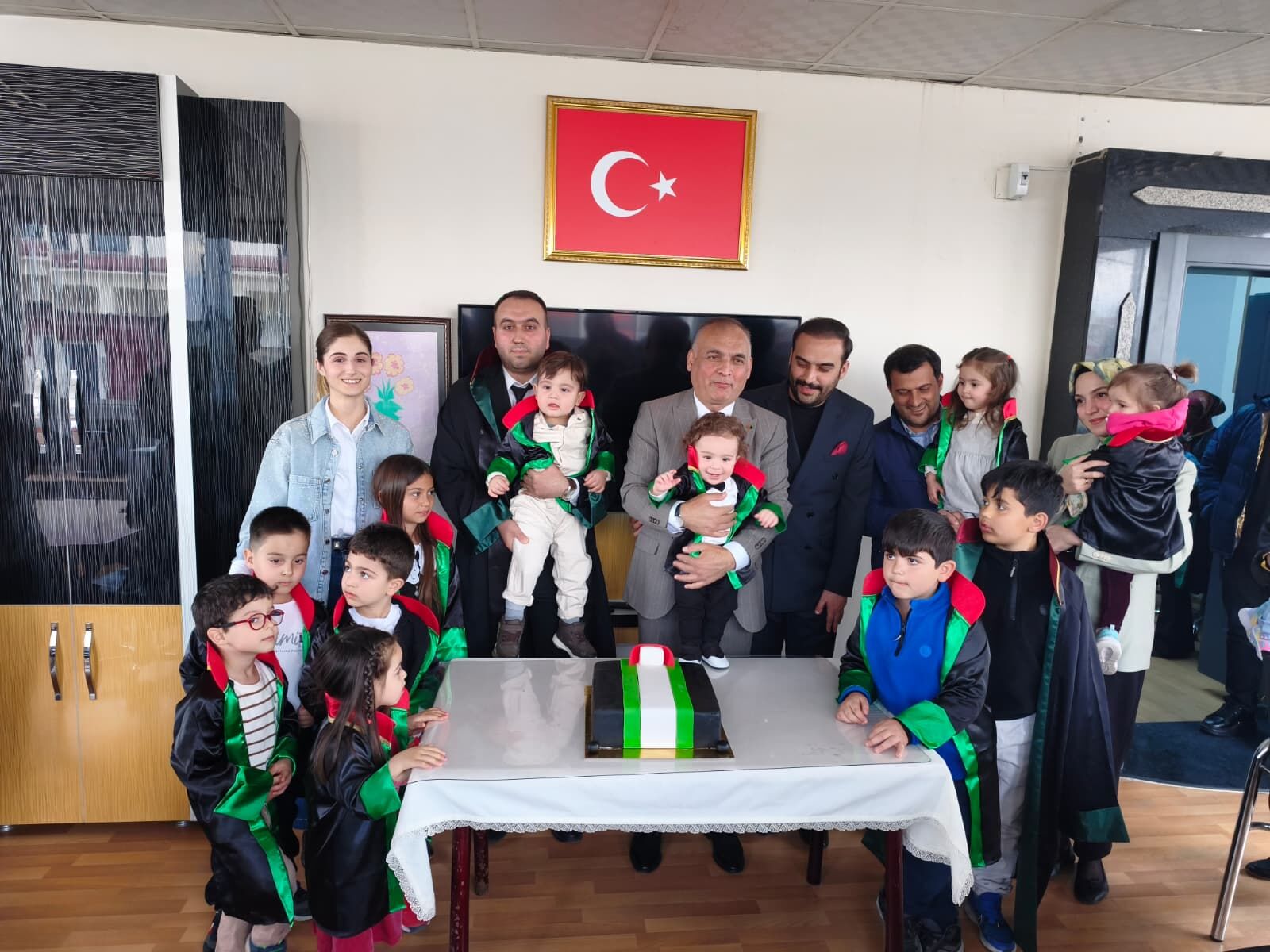 Afşin’de Minikler Avukat Cübbesi Giydi1